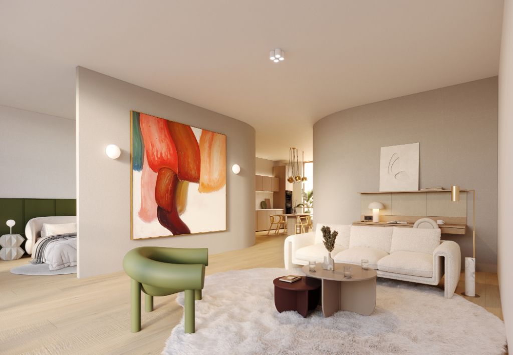 VERLAAGDE BTW-REGEL VAN 6% TEM. JUNI - Unieke kans! - Reconversieproject van een voormalige textielfabriek naar 9 appartementen en 6 woningen met aangename terrassen en gemeenschappelijke tuin. foto 7