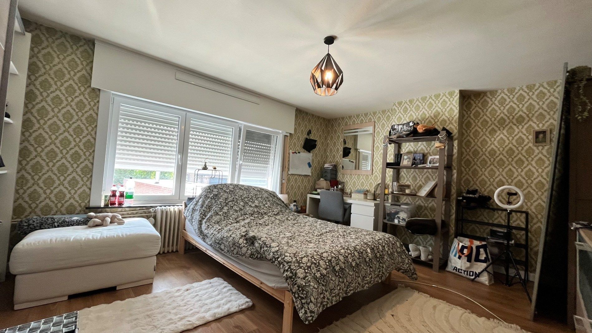 Grote woning met mogelijks vier kamers, garage en ruime tuin foto 13