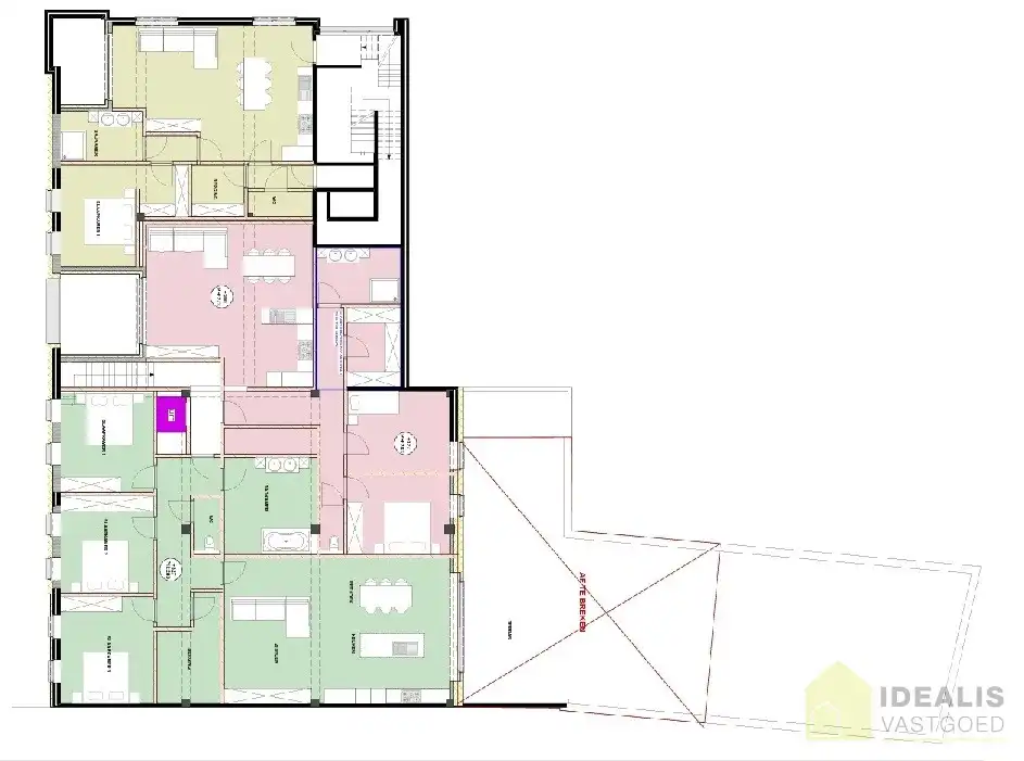 IDEALIS VASTGOED - OVERDRACHT AANDELEN PATRIMONIUMVENNOOTSCHAP MET IN HAAR ACTIEF MEERDERE ONROERENDE GOEDEREN GELEGEN TE STADSWAAG 3, STADSWAAG 5, STAD 1, STAD 3 en GROENSTRAAT 5, ALLEN IN HET CENTRUM VAN HAMONT (HAMONT-ACHEL)! – Geschikt voor zij die zoeken naar een interessante investering met verschillende mogelijkheden waaronder een vernieuwbouw bestaande uit 10 appartementen. foto 10