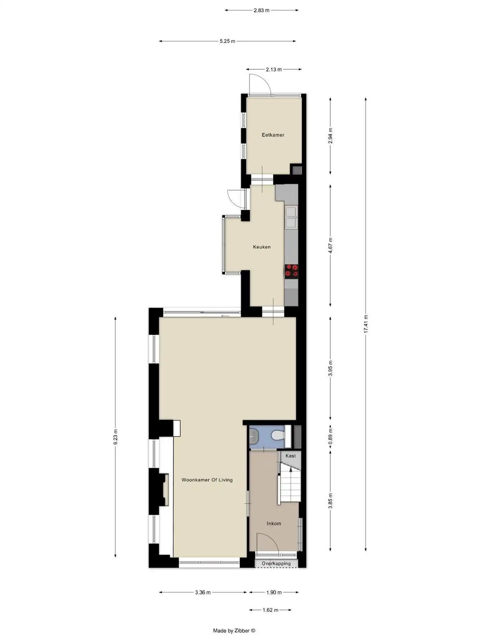 3 gevel Woning met prachtig uitzicht foto 2