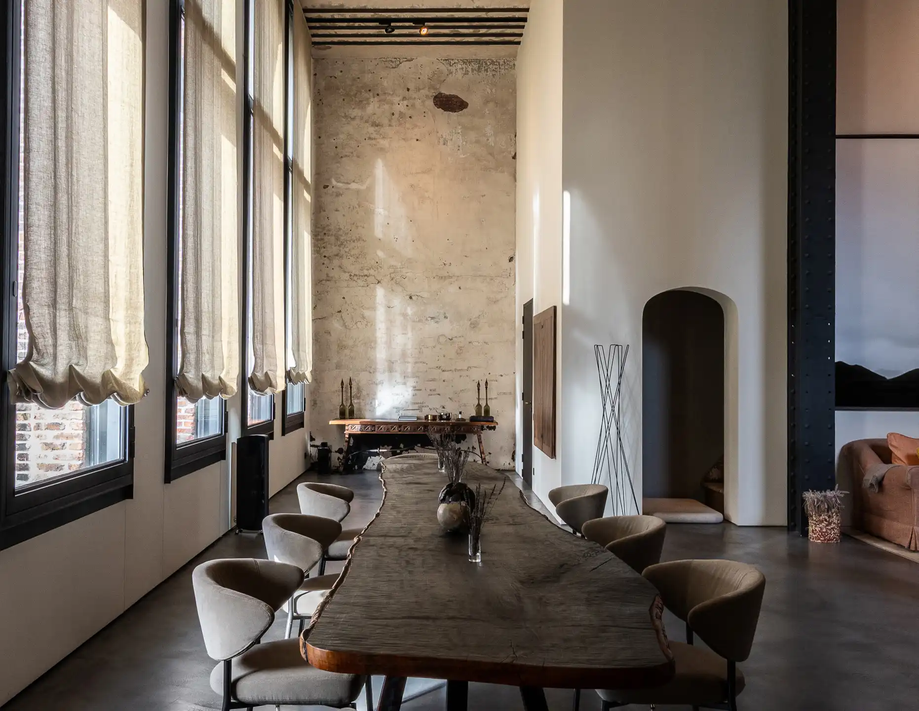 WIJNEGEM - Uitzonderlijk Vervoordt-appartement op Kanaalsite foto 3