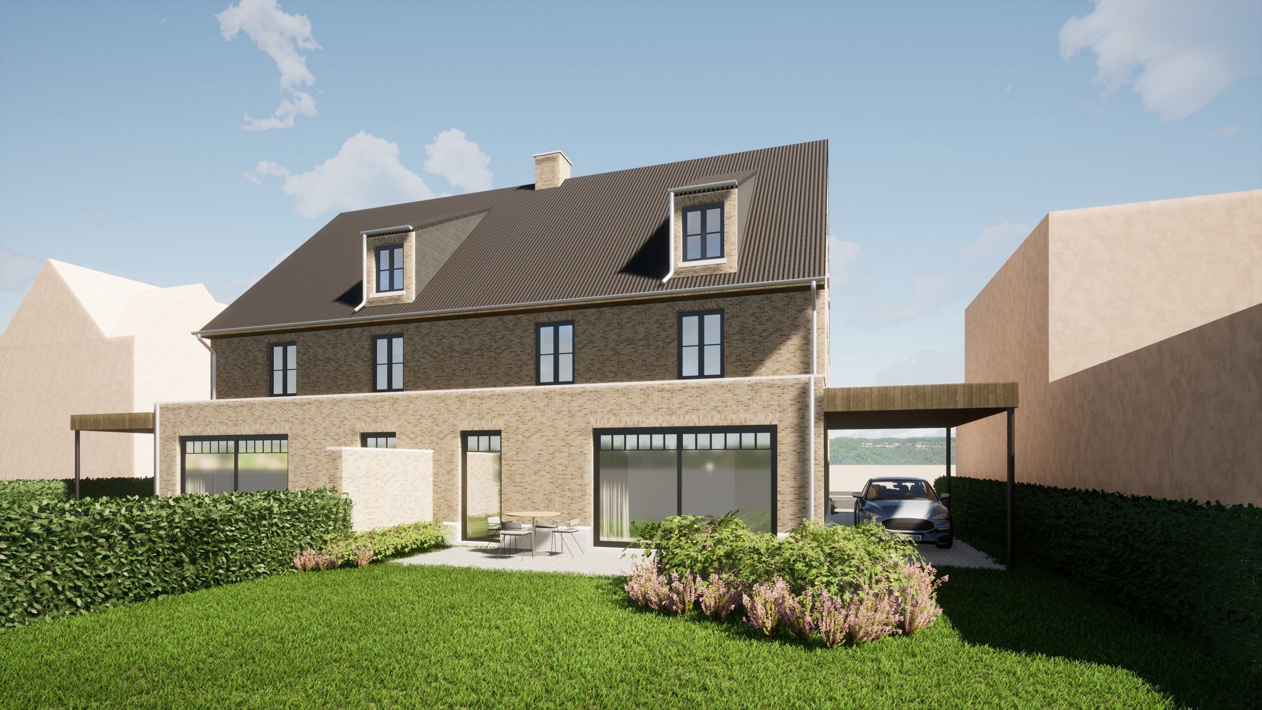Landelijk wonen in een moderne halfopen nieuwbouw foto 3