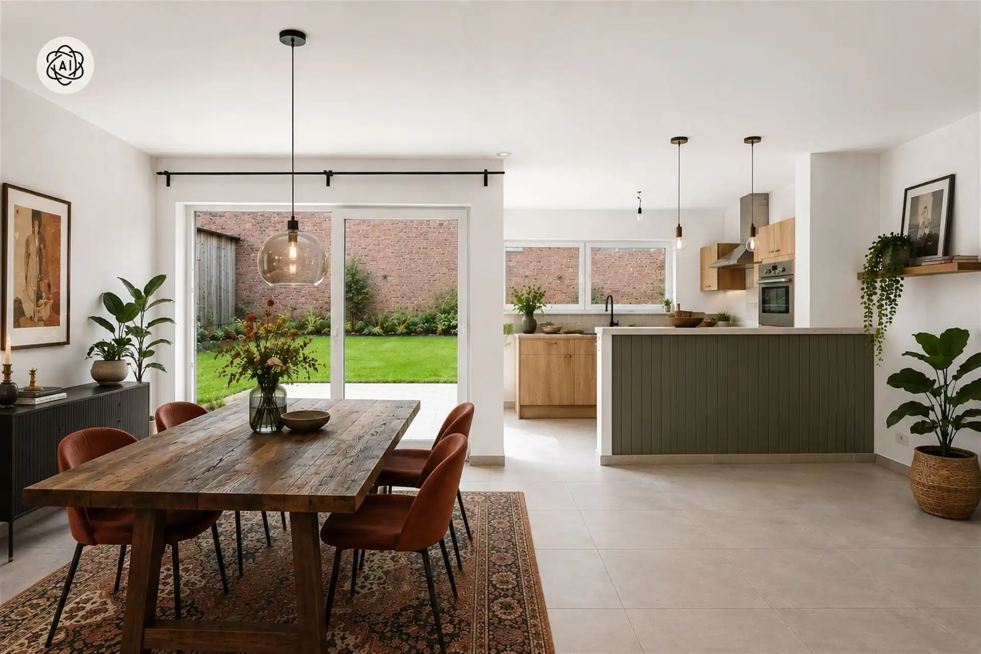 Instapklare HOB met zonnige tuin en 3 SLK! foto 6