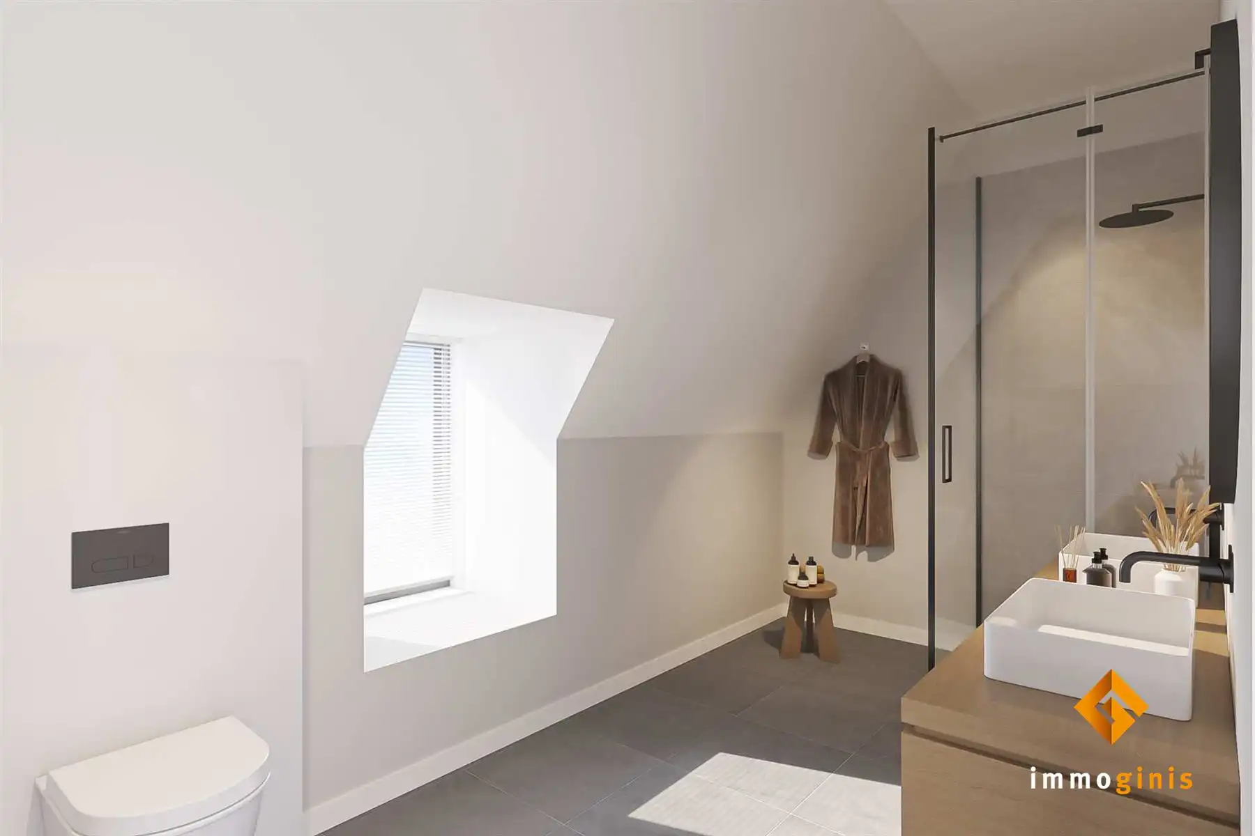 PENTHOUSE (derde verdieping) met 3 slaapkamers en terras van 32,57m²!  foto 5