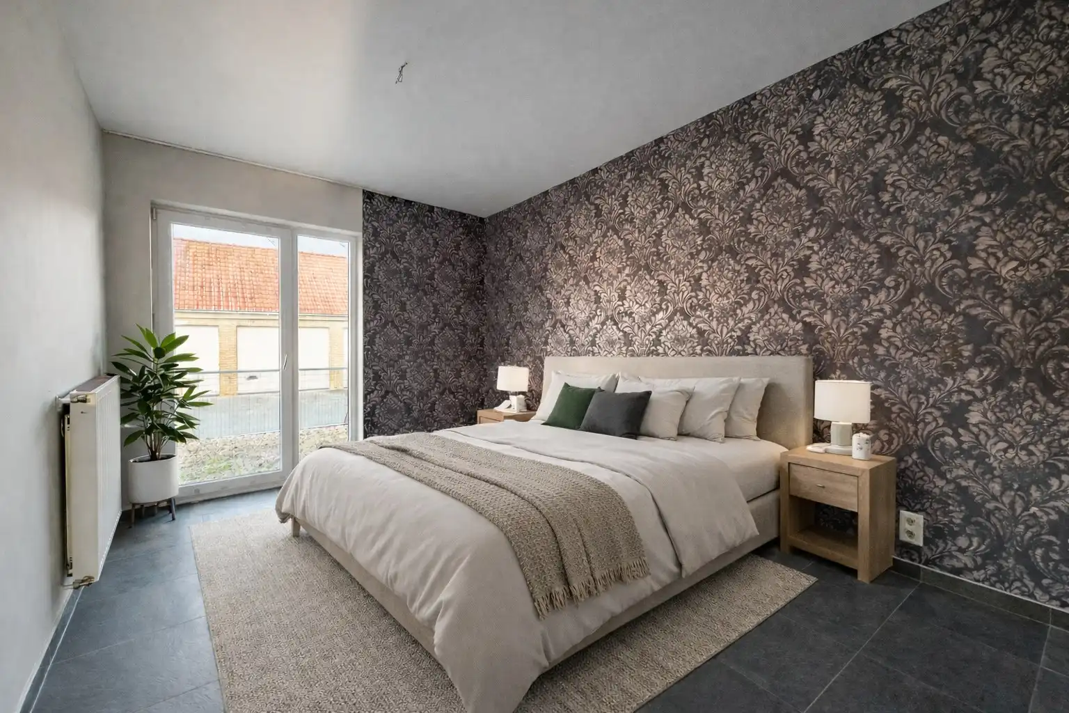 Lichtrijk gelijkvloers appartement met 2 slpk, garage en autostandplaats foto 15