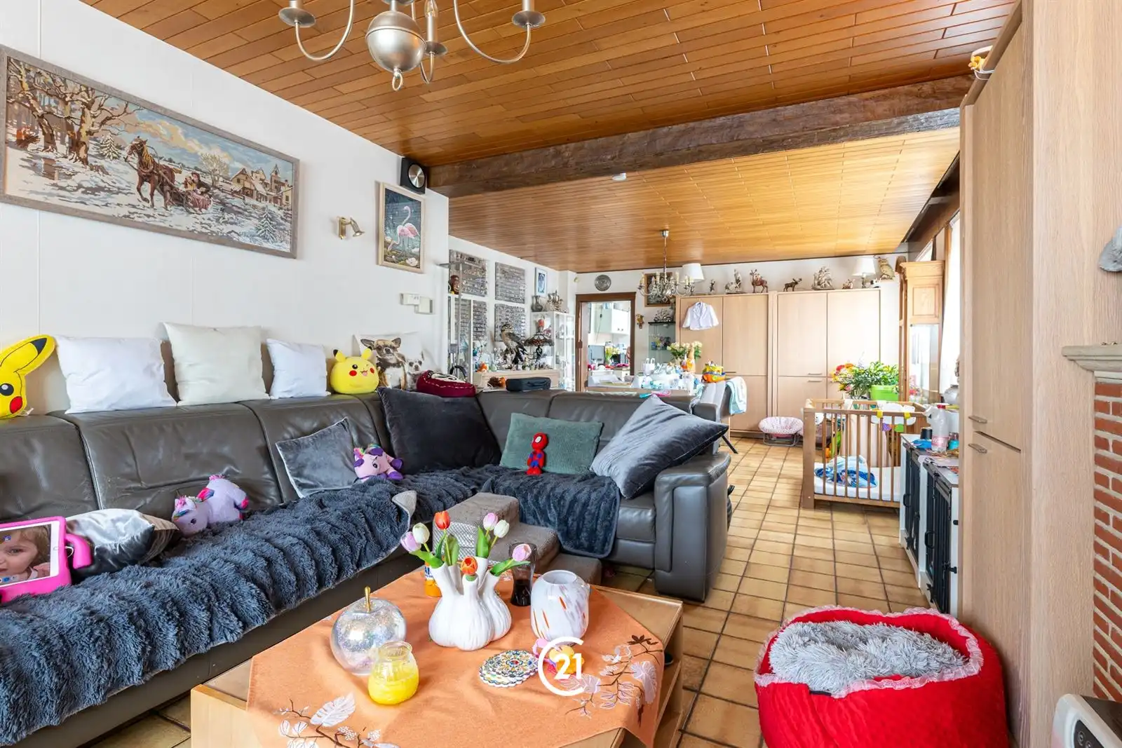 Driegevelwoning met garage en koertje op 1are63 foto 4