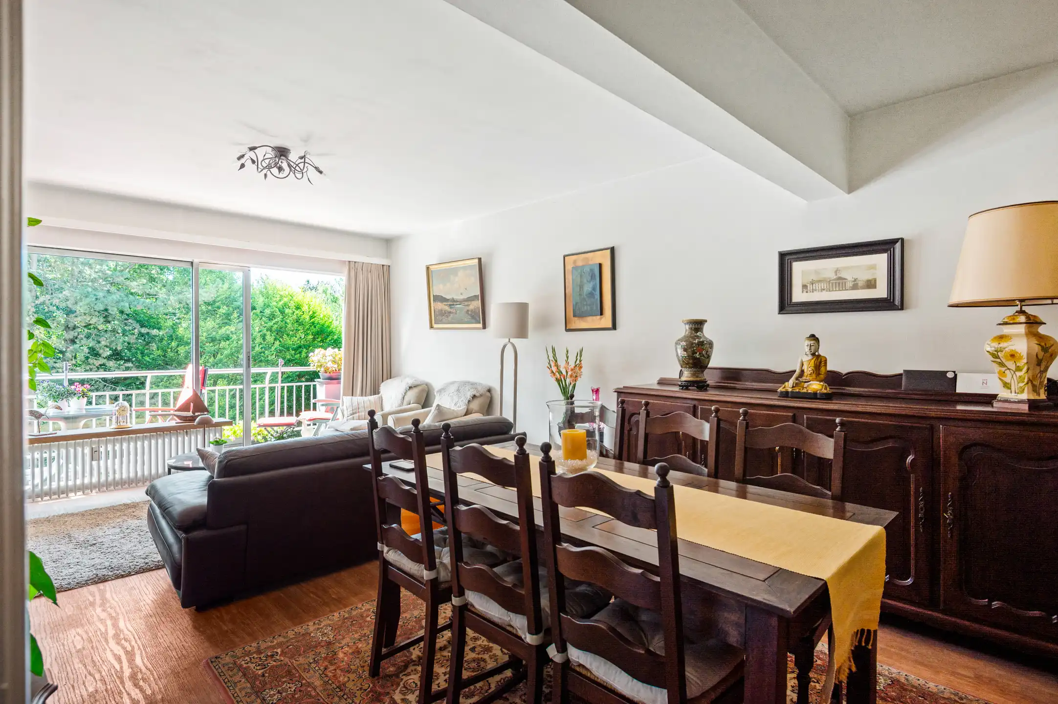 Mooi appartement met 2 slk., 2 terrassen en mog. staanplaats foto 6