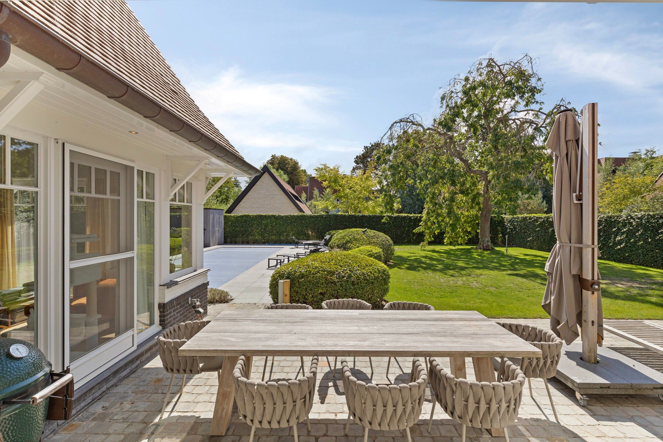 Luxueuze en stijlvolle villa in Engelse Cottage stijl met verwarmd zwembad gelegen in het Zoute. foto 43