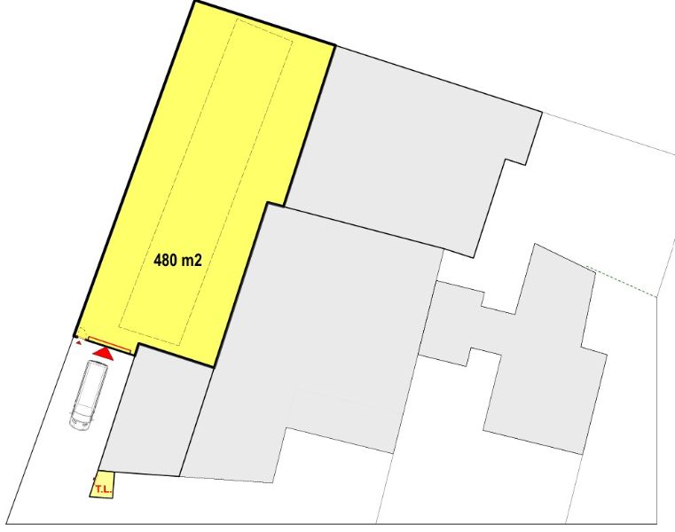 Loods van 480 m² + 2 parkings foto 9