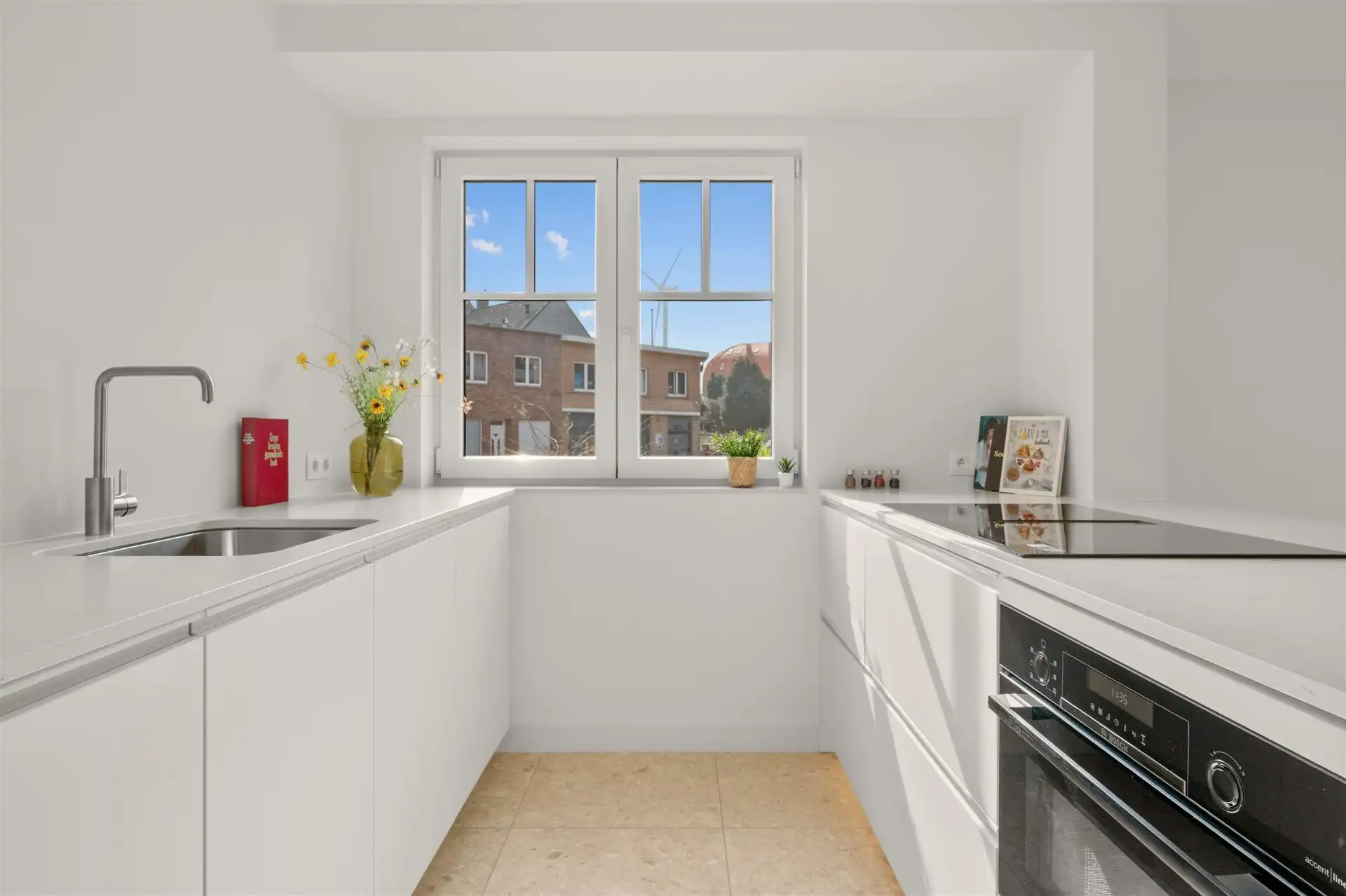 Prachtig gelijkvloers hoekappartement met 2 slpks foto 21