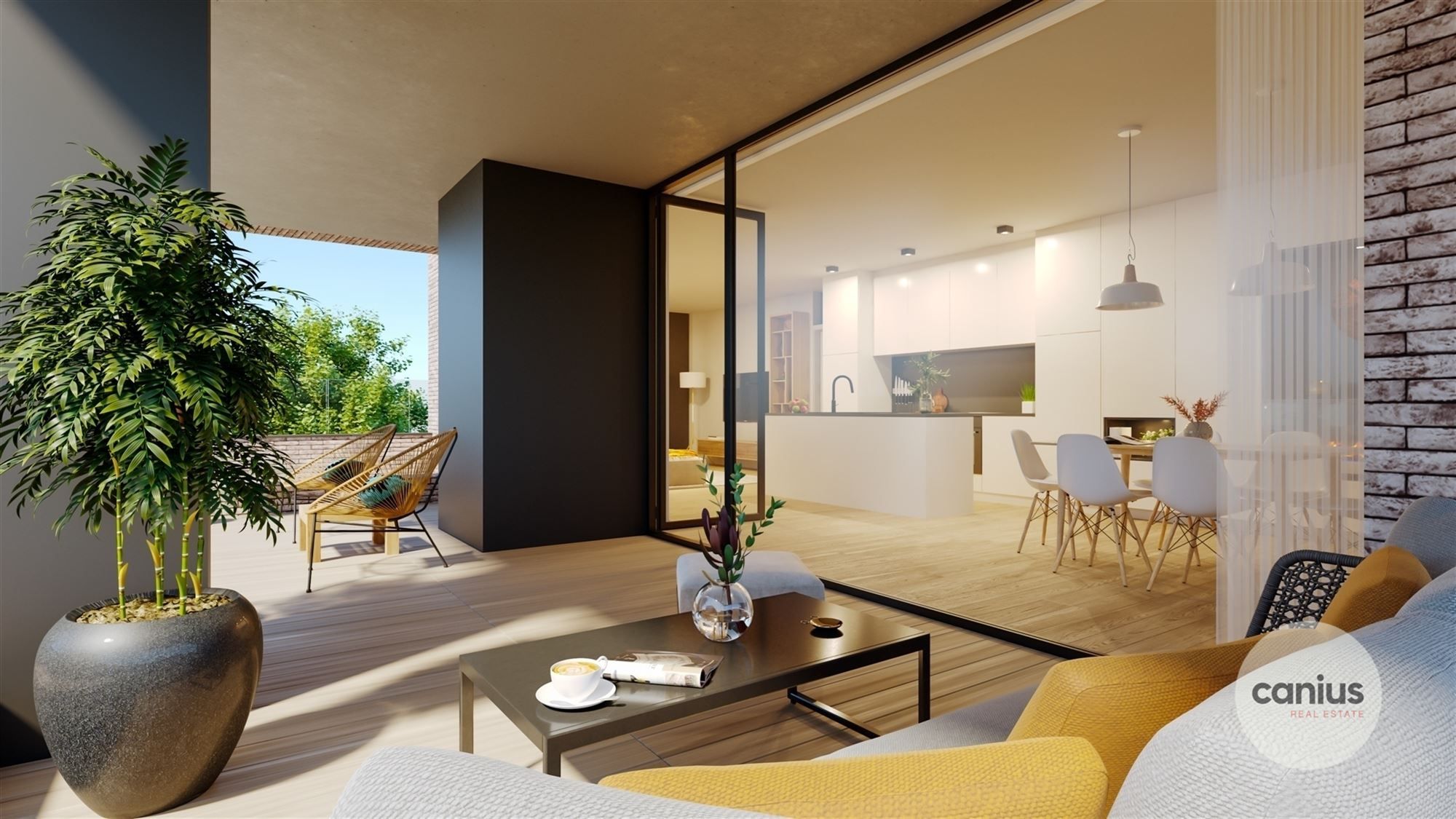 APPARTMENT MET 2 SLPKS EN TERRAS foto {{pictureIndex}}