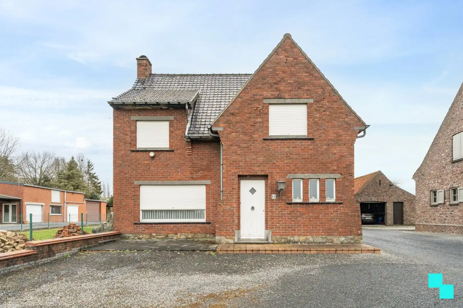 (Bedrijfs)woning met mogelijkheid tot ambachtelijke bedrijvigheid en nijverheid op de grens Izegem / Sint-Eloois-Winkel foto 8