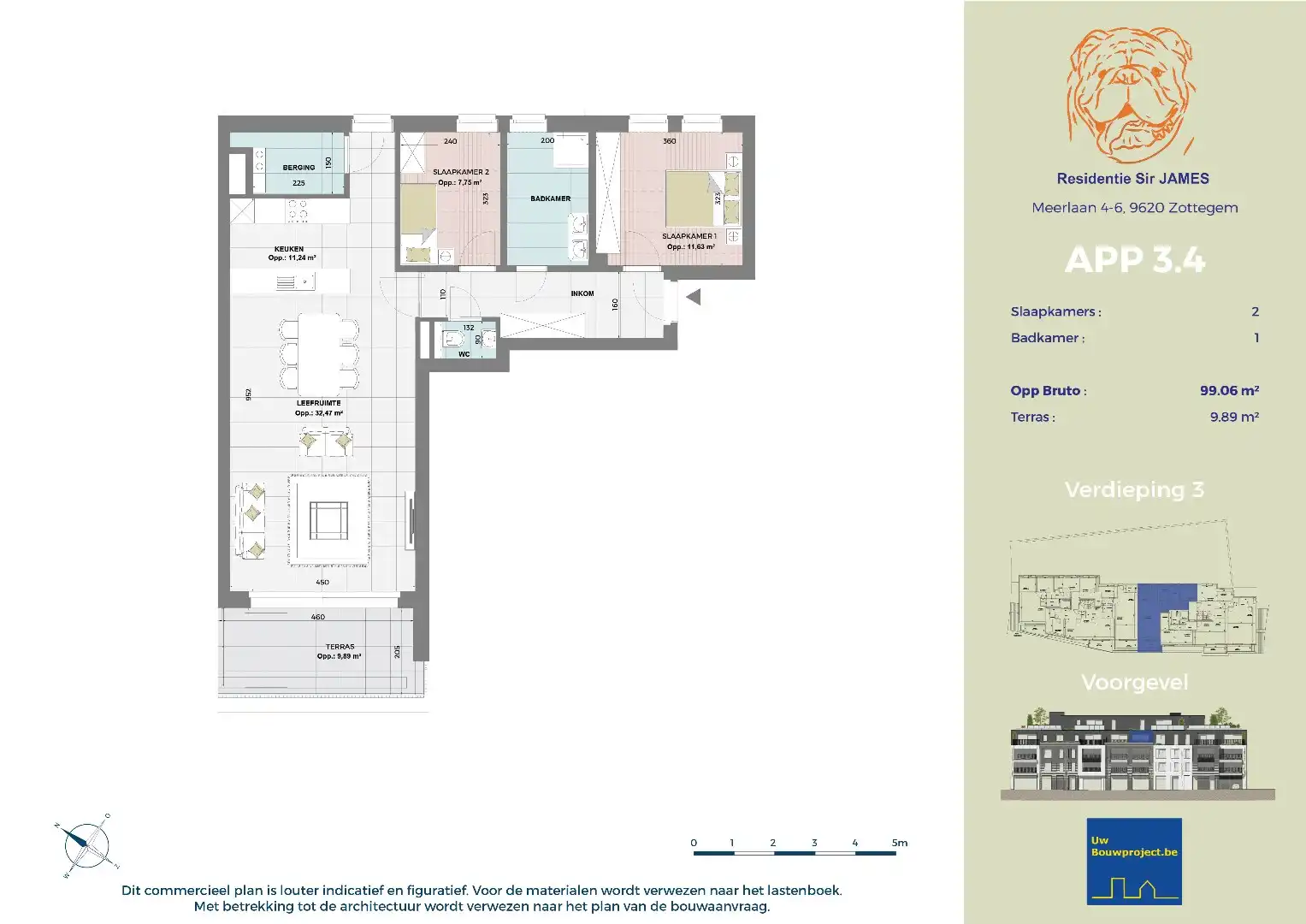 Nieuwbouwappartement op derde verdieping foto 4