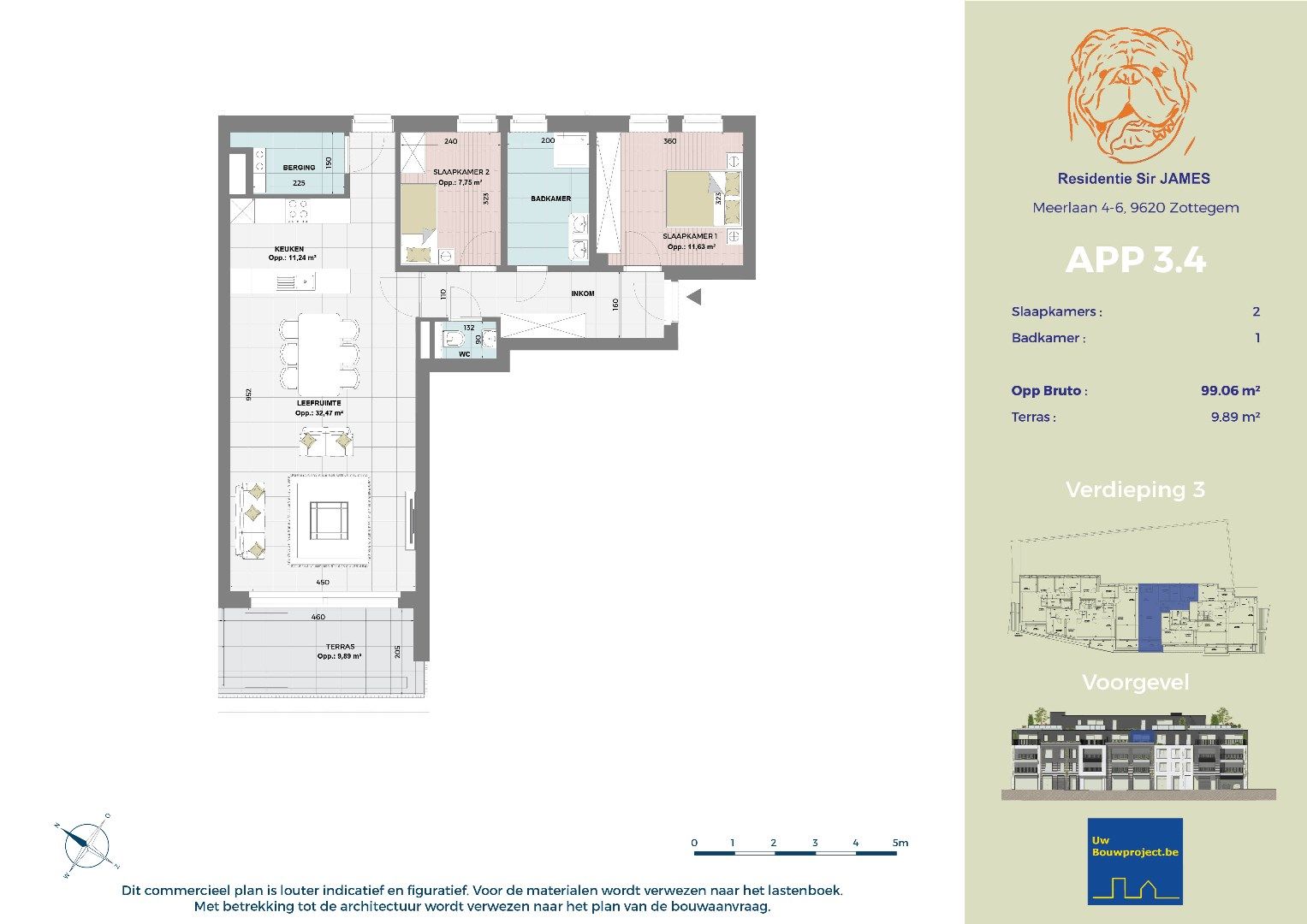 Nieuwbouwappartement op derde verdieping foto 4