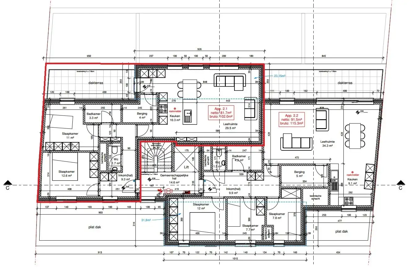 Nieuwbouw-2-slpkapp. met ruim terras foto 21