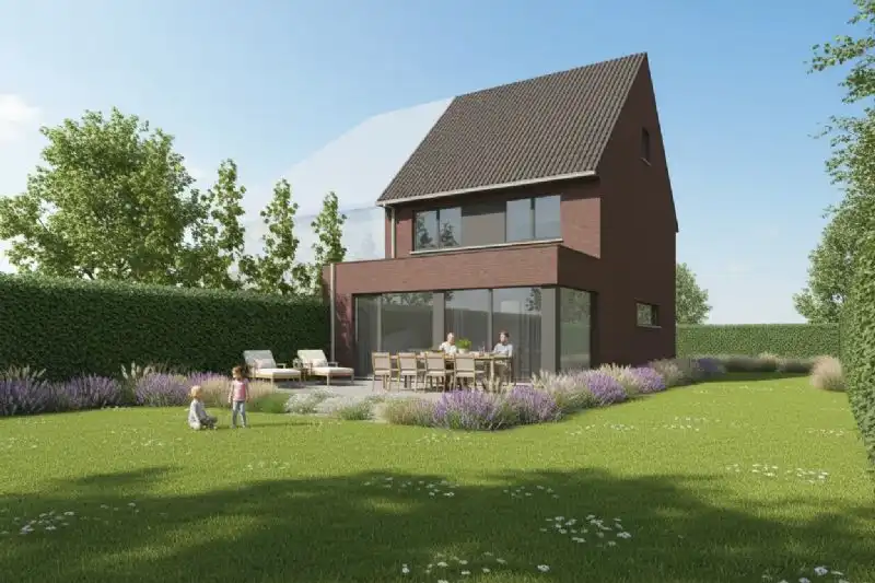 Nieuw te bouwen halfopen woning te Ieper. foto 2