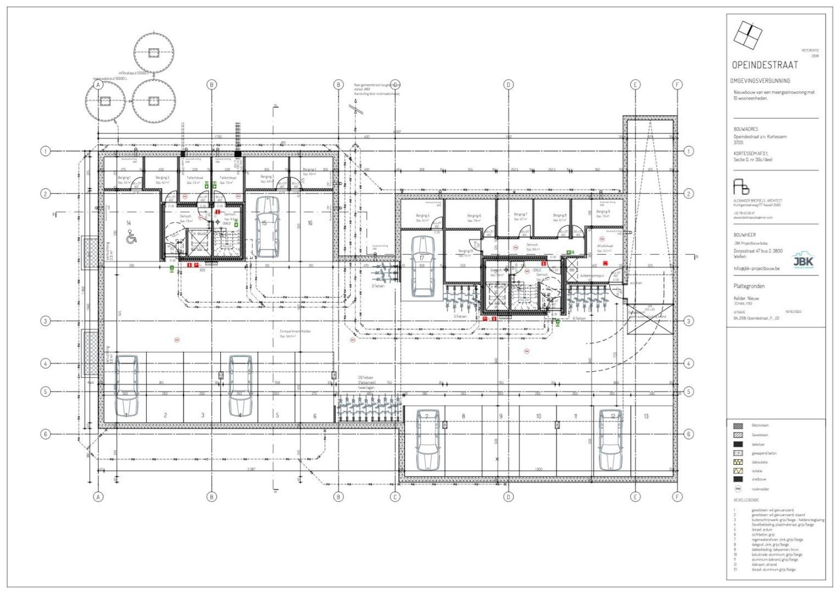 Residentie Van Bellis: Nieuwbouw Benedenwoning met tuin in Kortessem, 2 slaapkamers, Energielabel A, 110m², bouwjaar 2024, zuidelijke tuinoriëntatie, 1 parkeerplaats en 1 berging inbegrepen foto 4