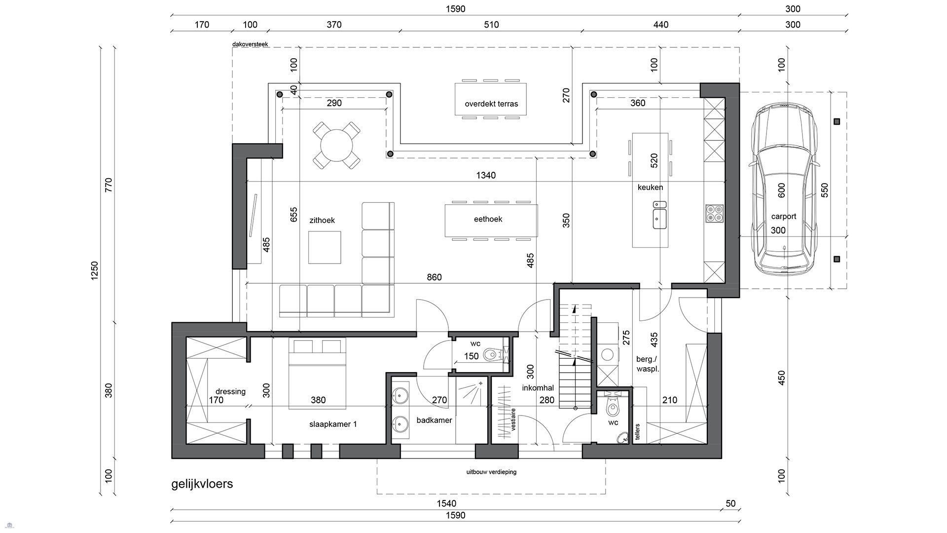 Nieuw te bouwen woning te Oudenaarde foto 3