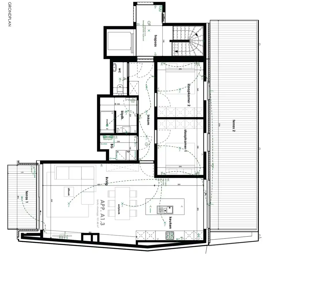 Nieuwbouwappartement gelegen op de eerste verdieping te Meulebeke. foto 6