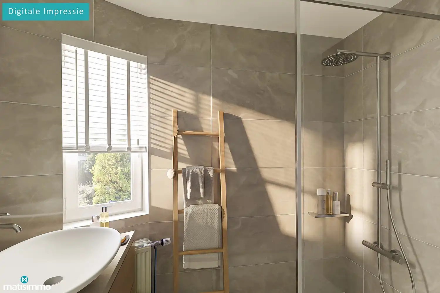 RUIM APPARTEMENT MET 3 SLAAPKAMERS, BALKON, KELDERBERGING EN GARAGEBOX IN BEVERST foto 13