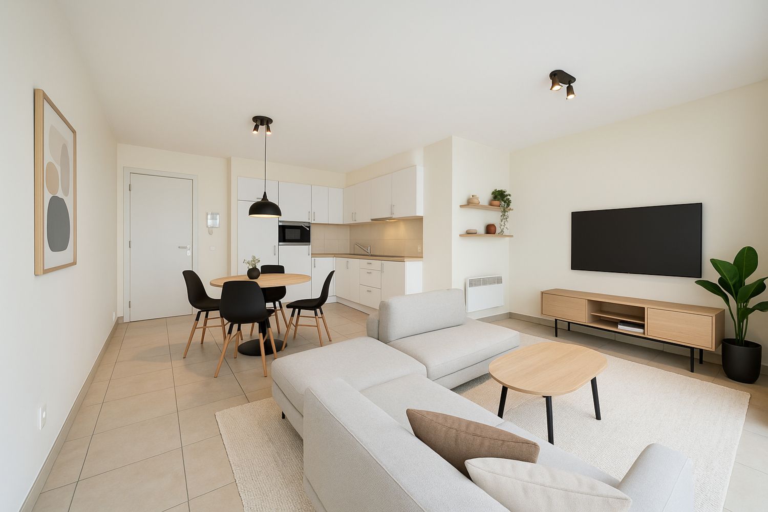 Instapklaar twee slaapkamer appartement in het hart van Blankenberge foto {{pictureIndex}}