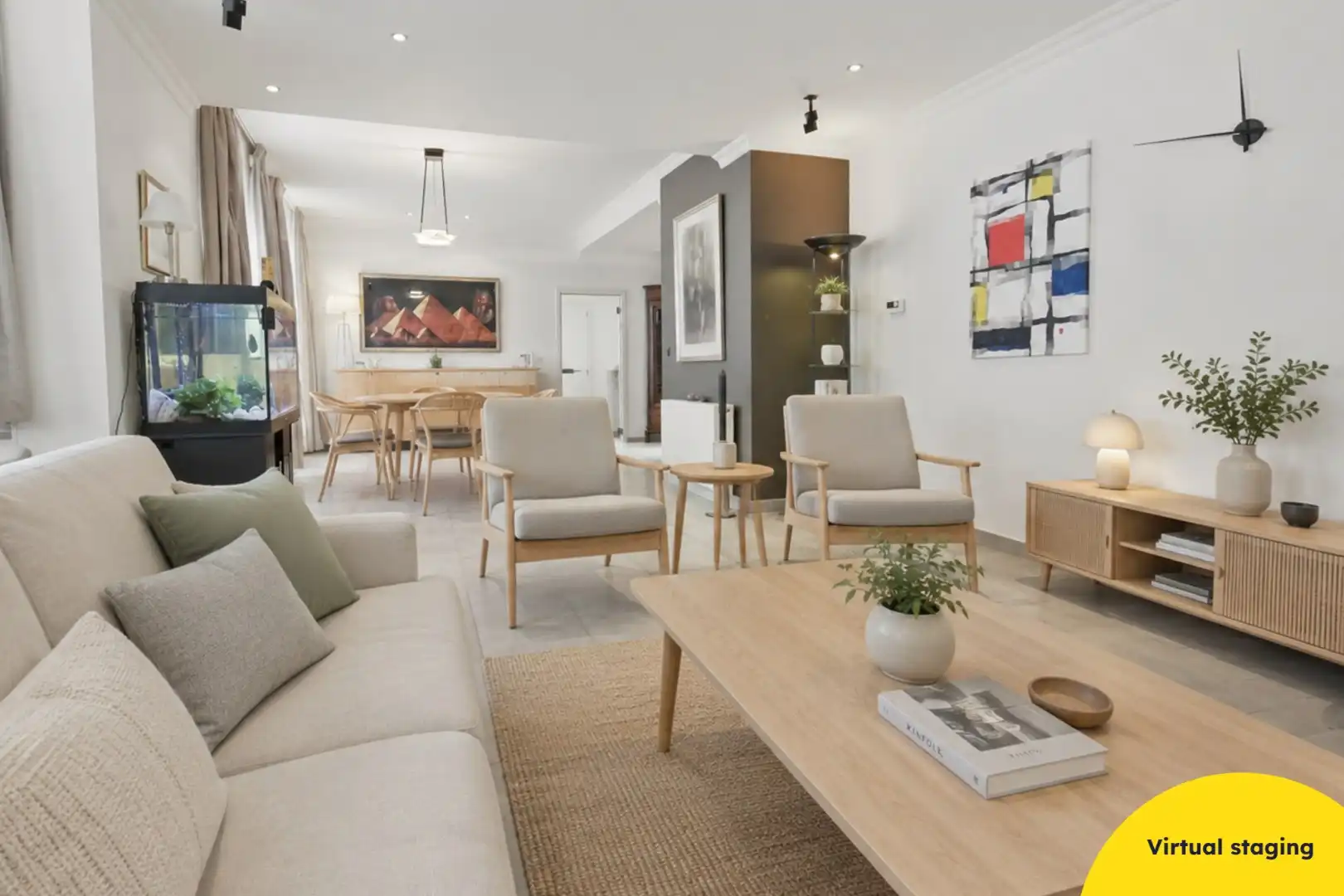 Prachtig onderhouden gelijkvloersappartement van maar liefst 175m² gelegen op 50m van het strand te Sint-Idesbald. foto 3