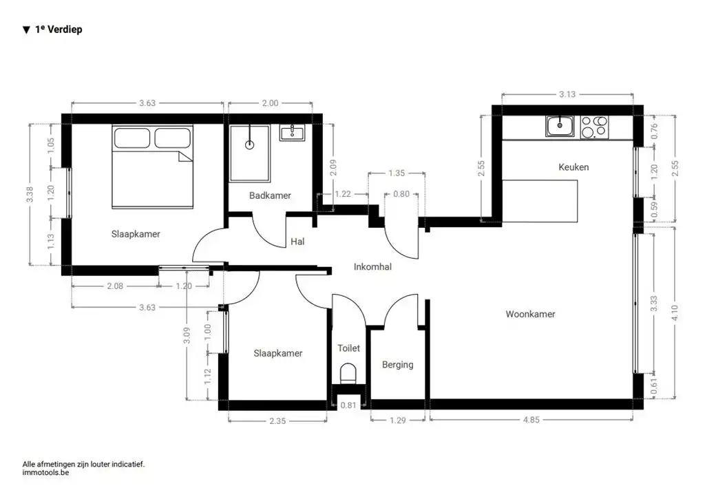 Instapklaar appartement met ruime tuin foto 18