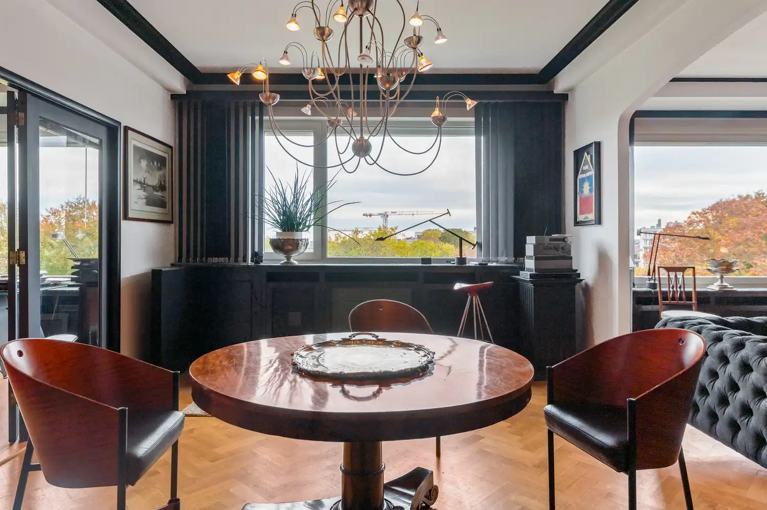 Uitzonderlijk art-deco penthouse met panoramisch uitzicht op het Albertpark foto 8