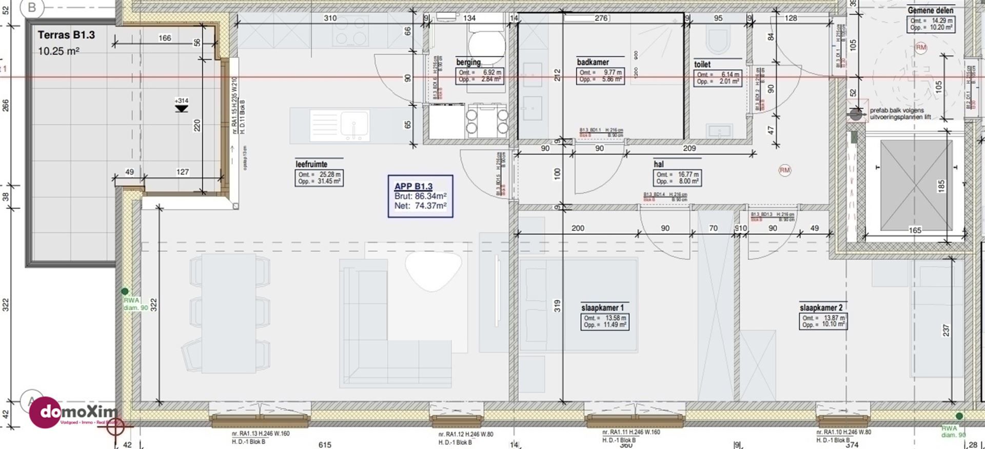 Nieuwbouwappartement met 2 slaapkamers in Schiplaken foto 14