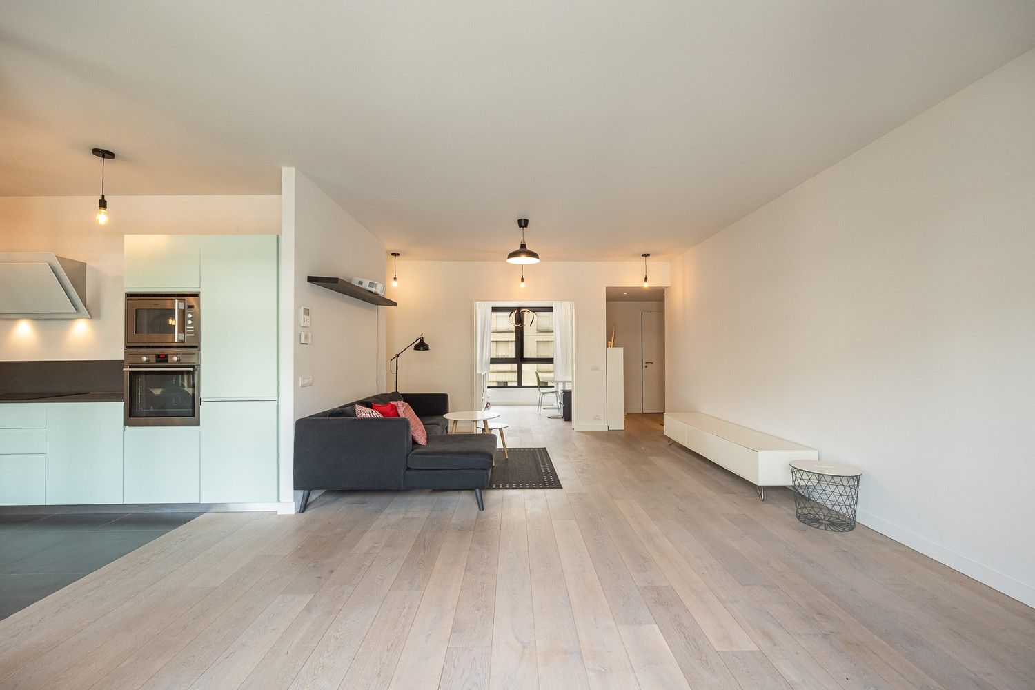 Ruim, gemeubeld appartement met 2 slaapkamers en parkeerplaats op het Eilandje foto 3