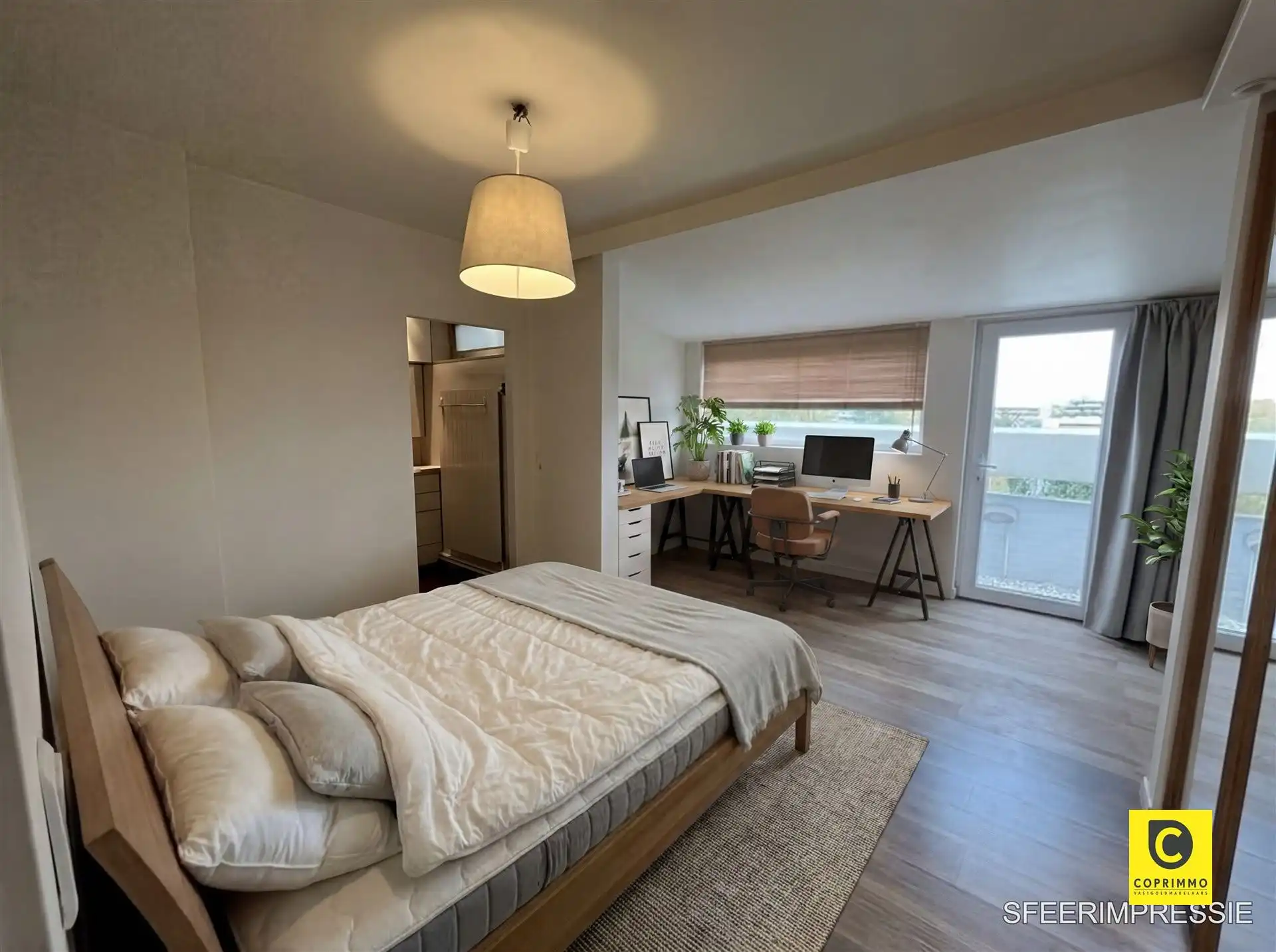 Dakappartement met 1 slpk en 2 dakterrassen te Elsdonk! foto 6