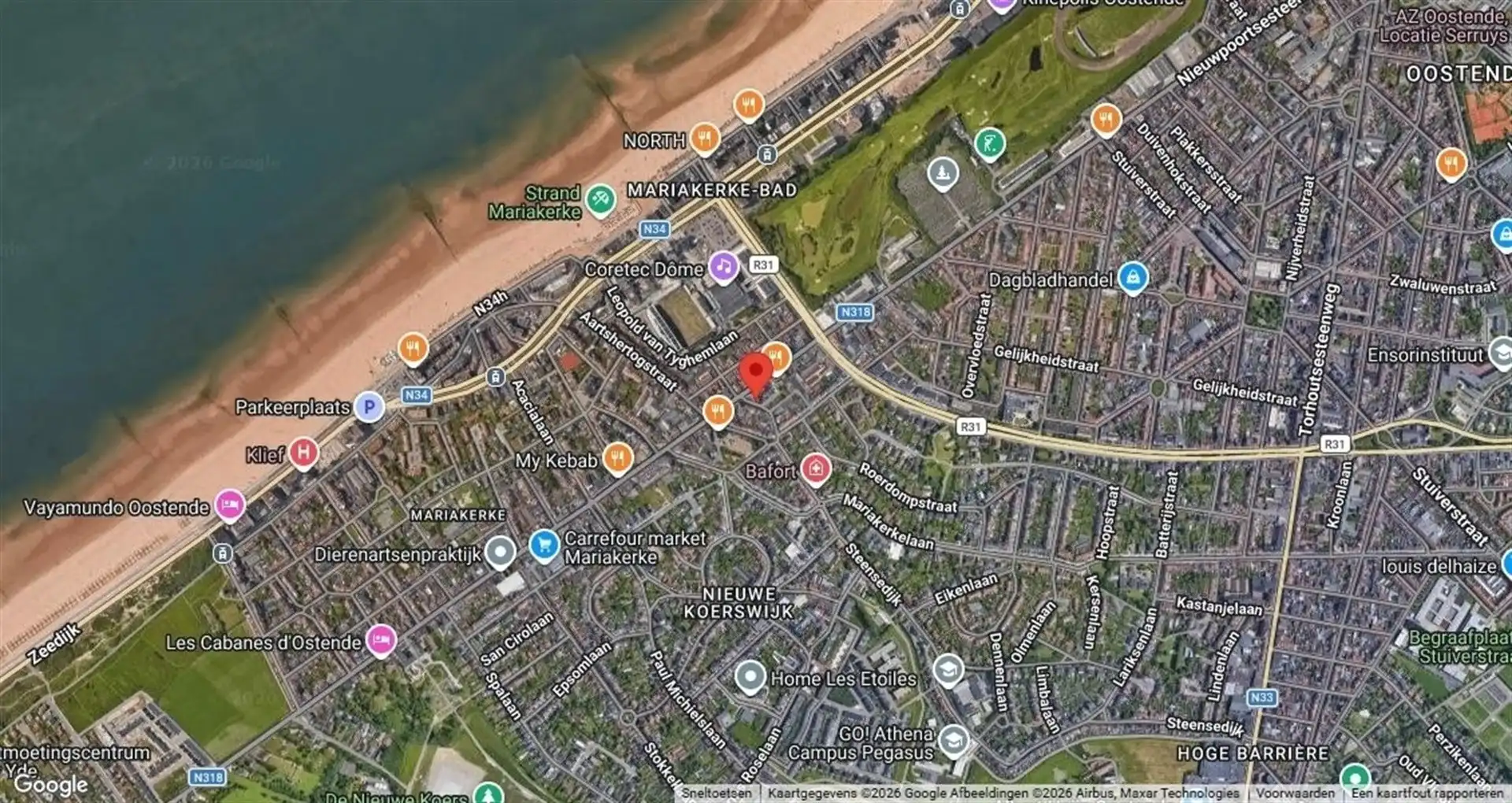 Zeer ruim 3-slaapkamerappartment nabij het strand te Mariakerke foto 21