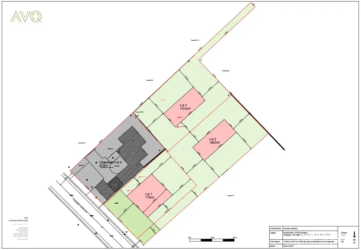 Bouwgrond open bebouwing te koop in Waregem foto 3