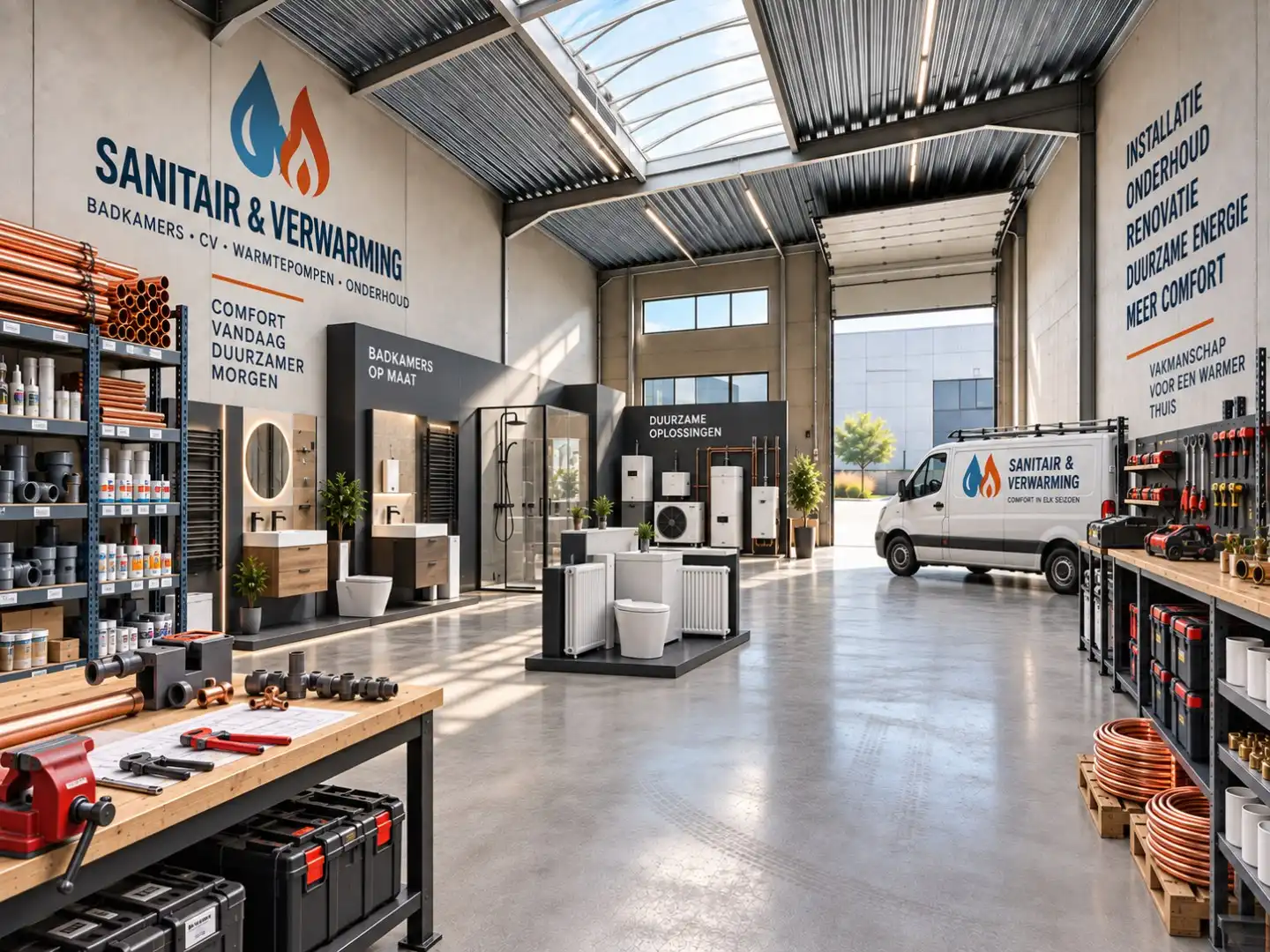 Loods te koop – 246 m² met 2 parkeerplaatsen inbegrepen op de industriezone te Ichtegem foto 3