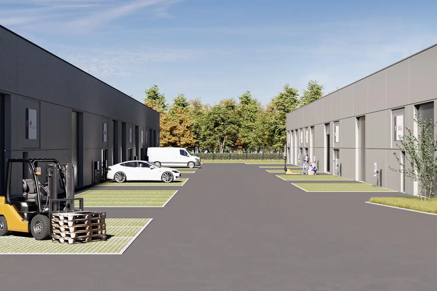 te huur Maldegem – uitstekend gelegen bedrijfsunit van 187m² voor opslagruimte of atelier. foto 5