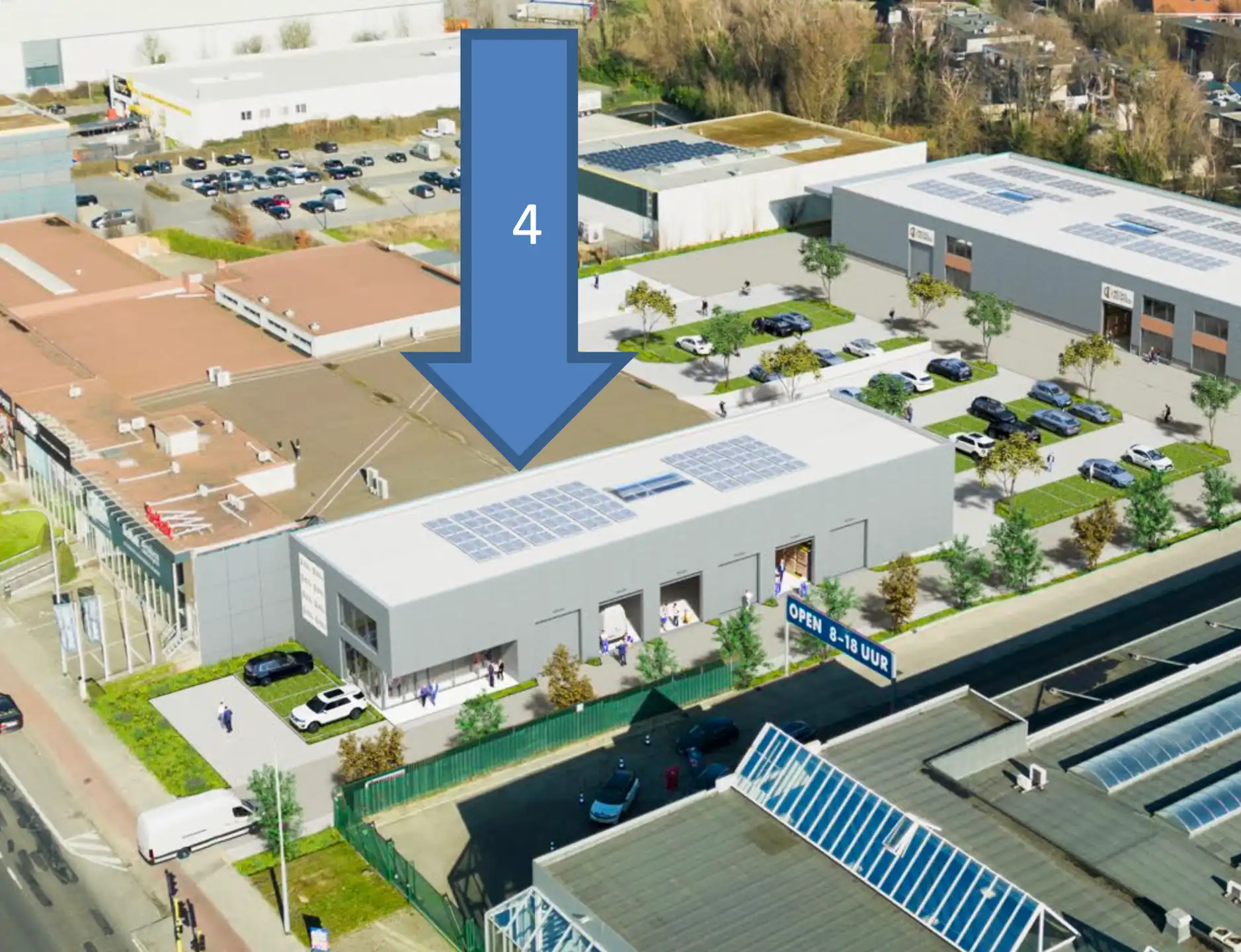 Te Huur Magazijnruimte / Groothandel aan de Boomsesteenweg, Wilrijk foto 12