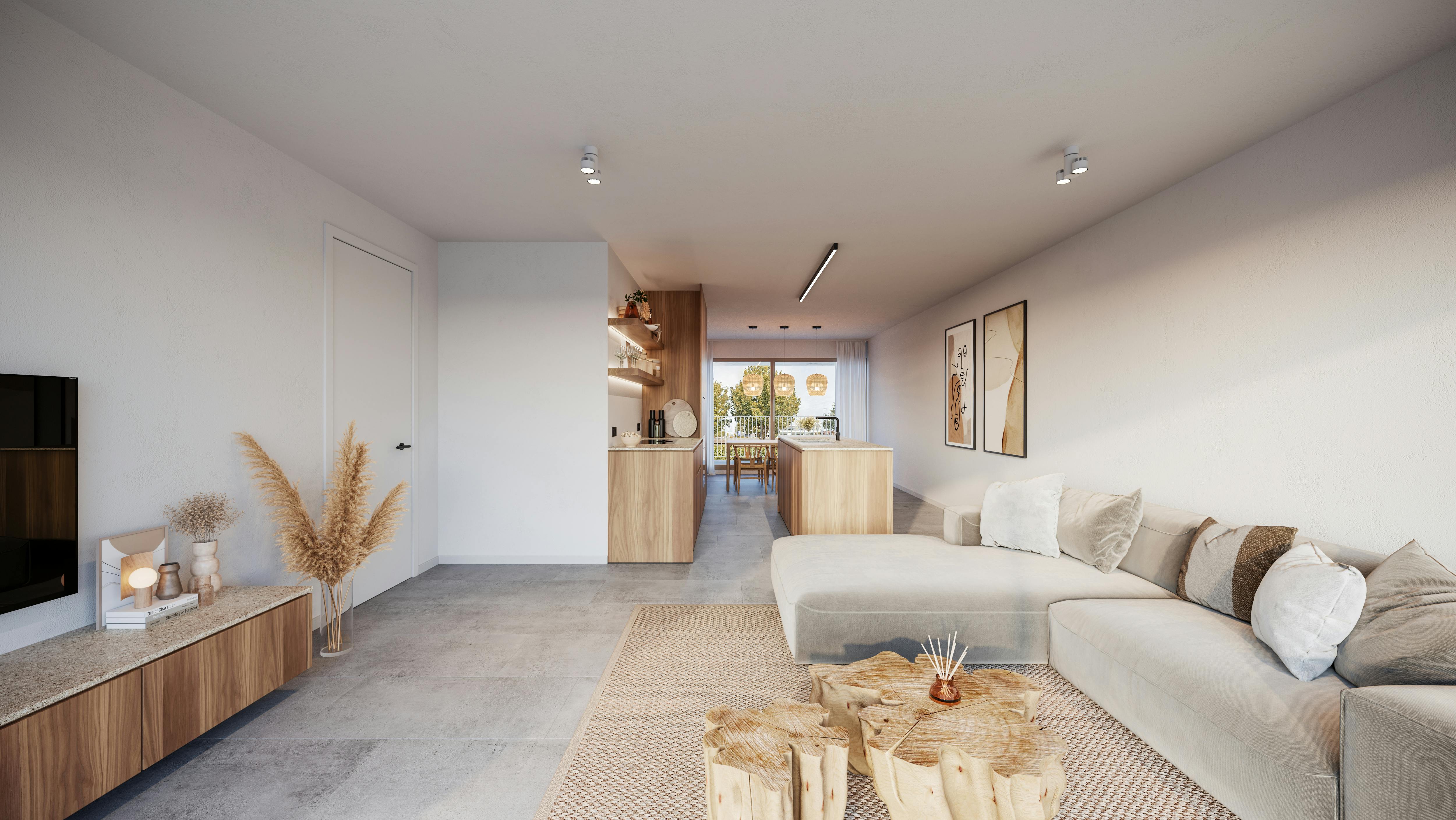 Nieuw 2 slaapkamer appartement met waterzicht te Brugge foto {{pictureIndex}}