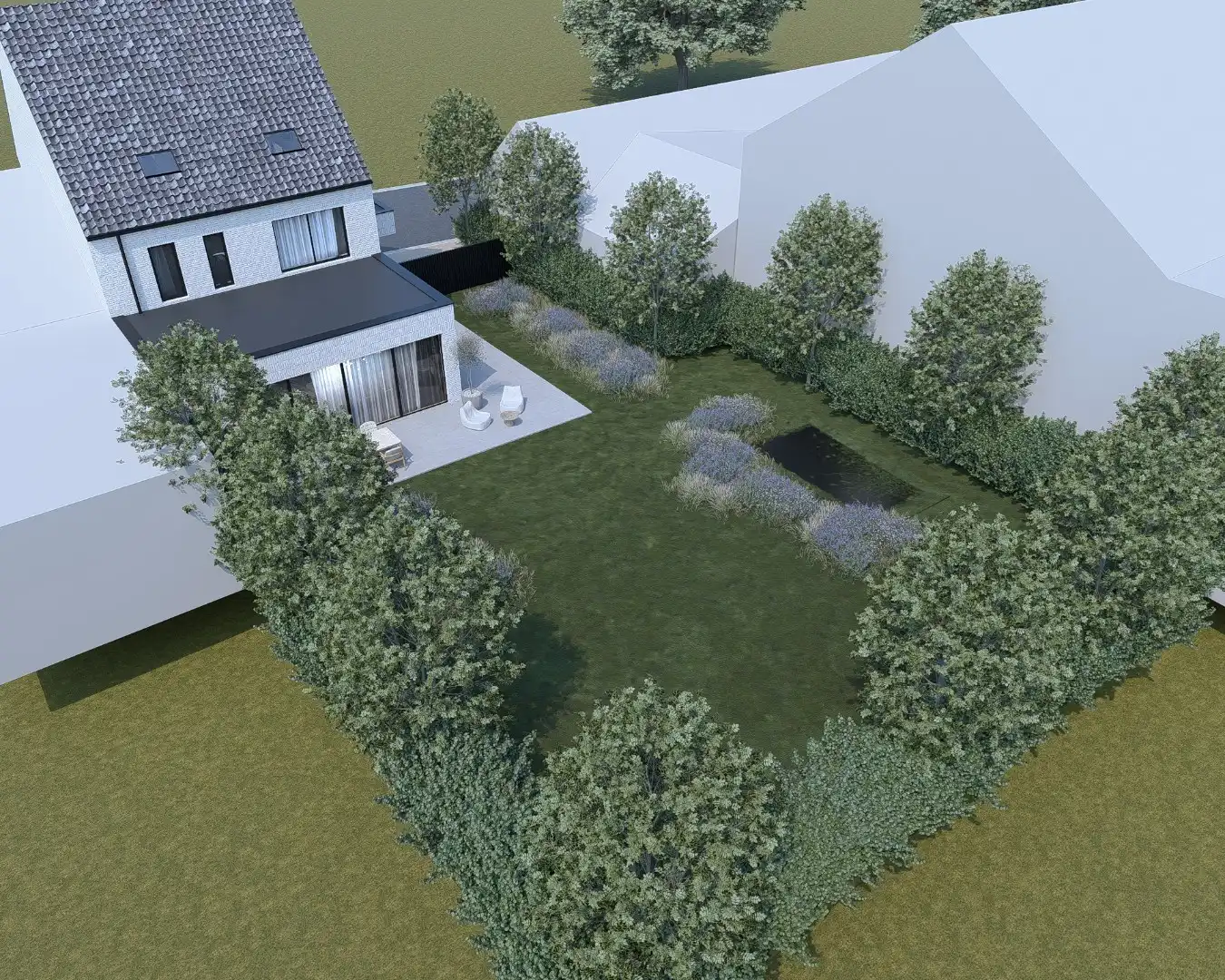 Nieuwbouwwoning met 3 slpk op perceel van 6a40ca foto 6