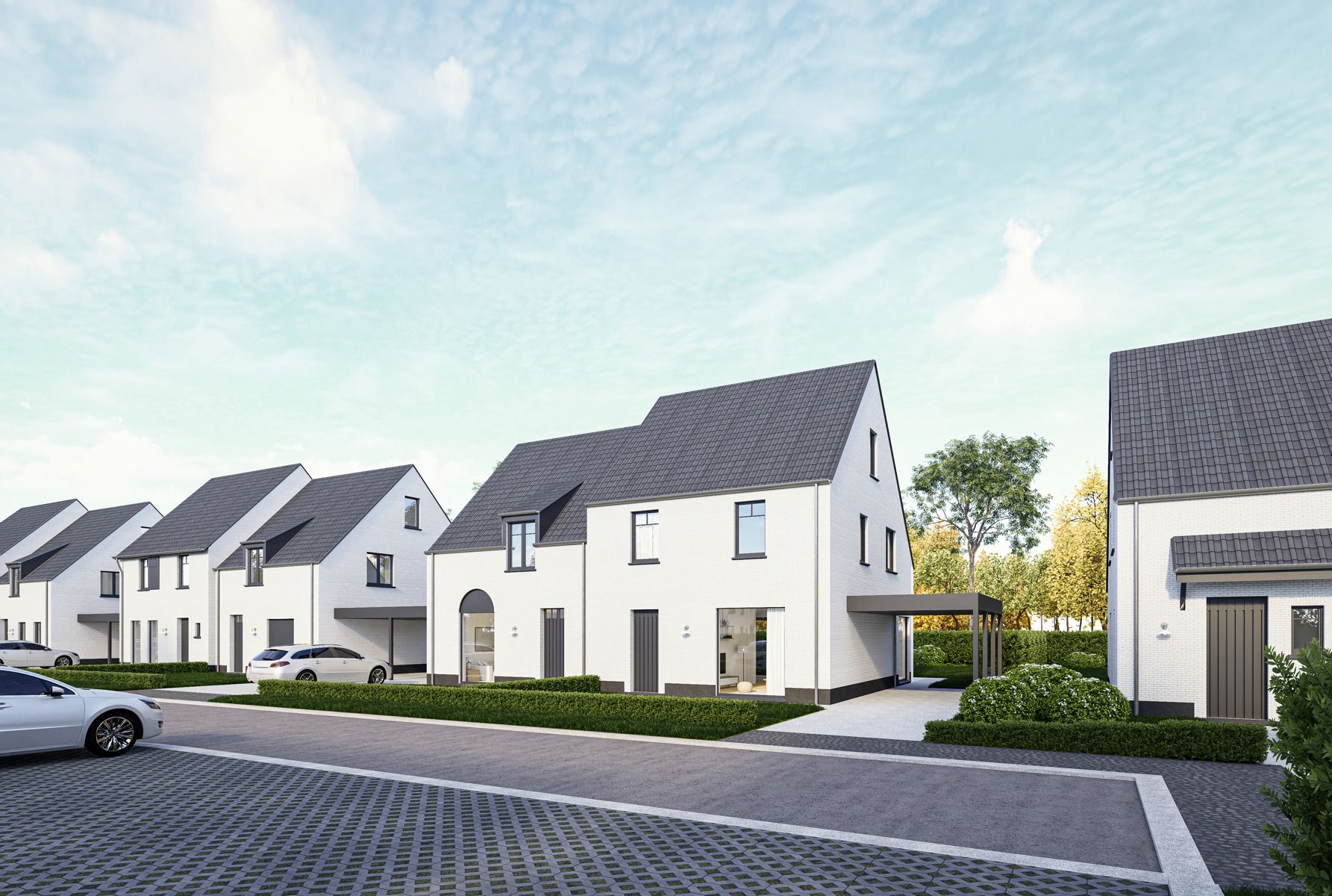 Rustig gelegen nieuwbouwwoning net buiten het centrum van Gistel. foto 3
