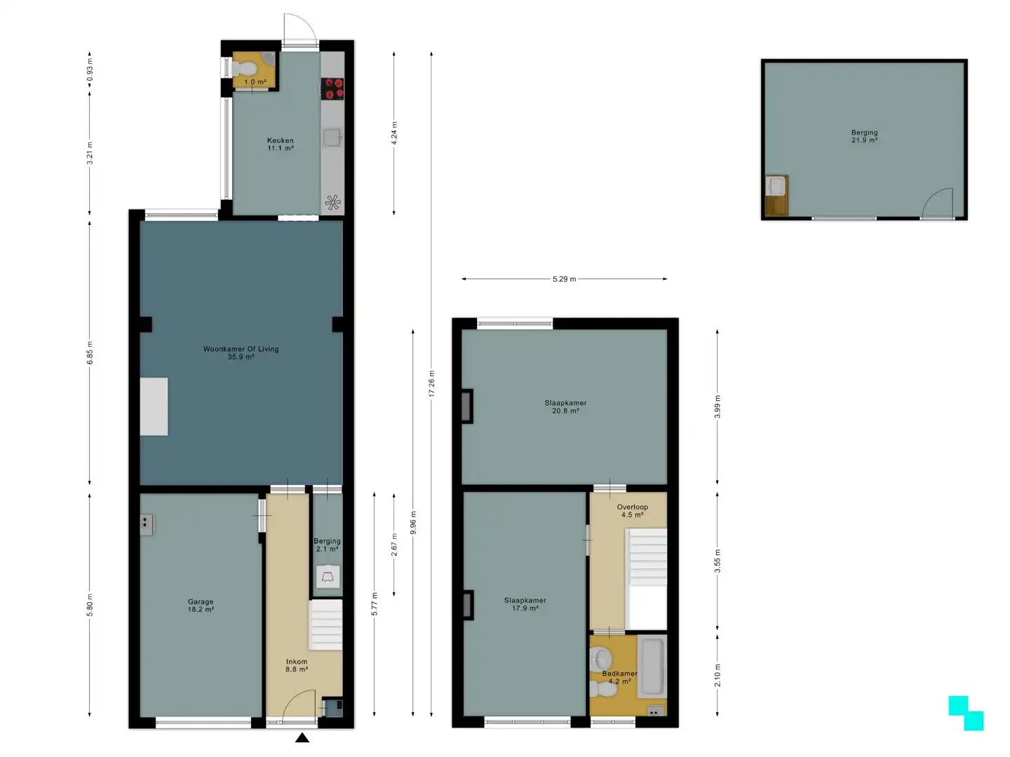 Strategisch gelegen woning met zonnige tuin en werkhuis foto 30