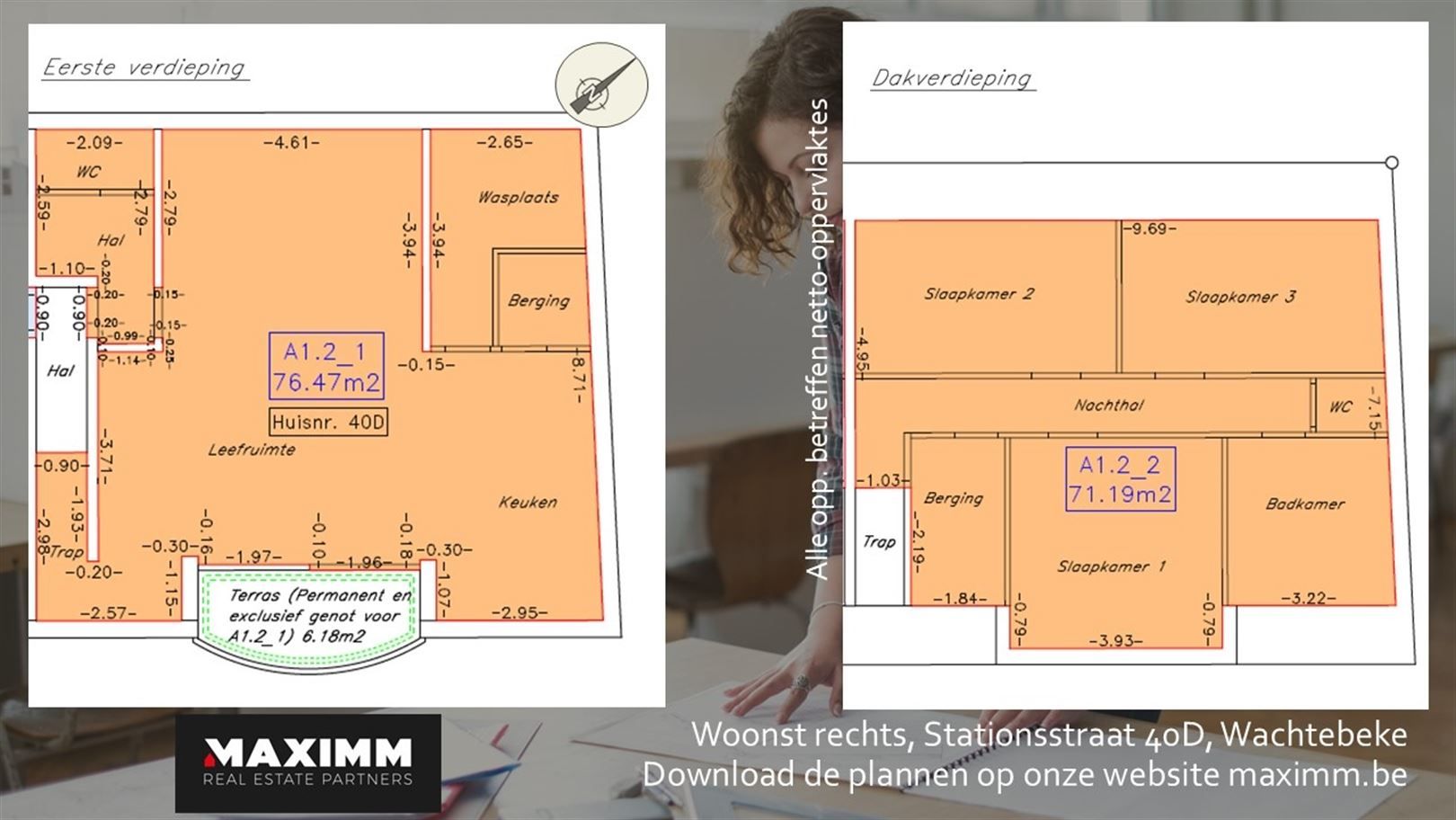 ZEER ruime woonst met 3 slaapkamers (173 m²) en zolder foto 20