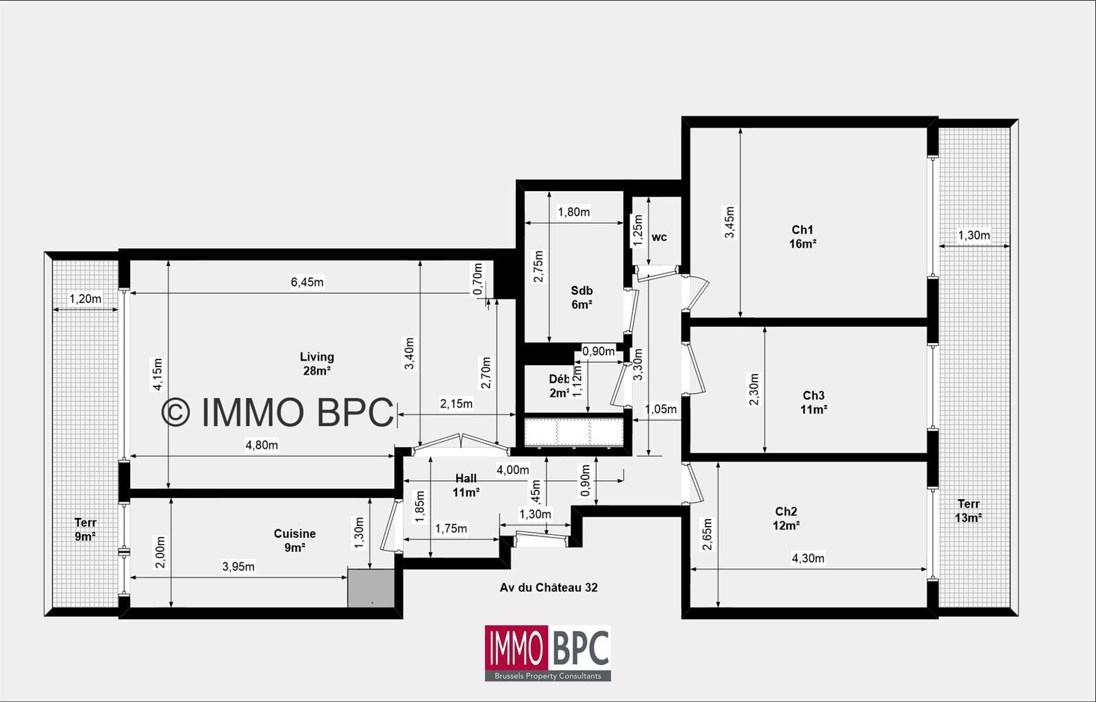 Ruim 3-slaapkamerappartement van 103 m² met terrassen en panoramisch uitzicht foto 4
