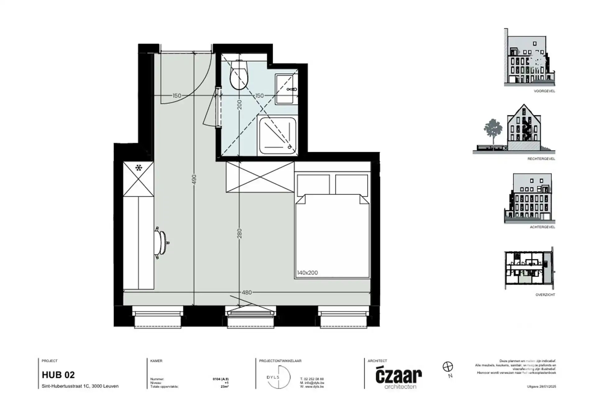 Studentenkamer 01.04 foto 4