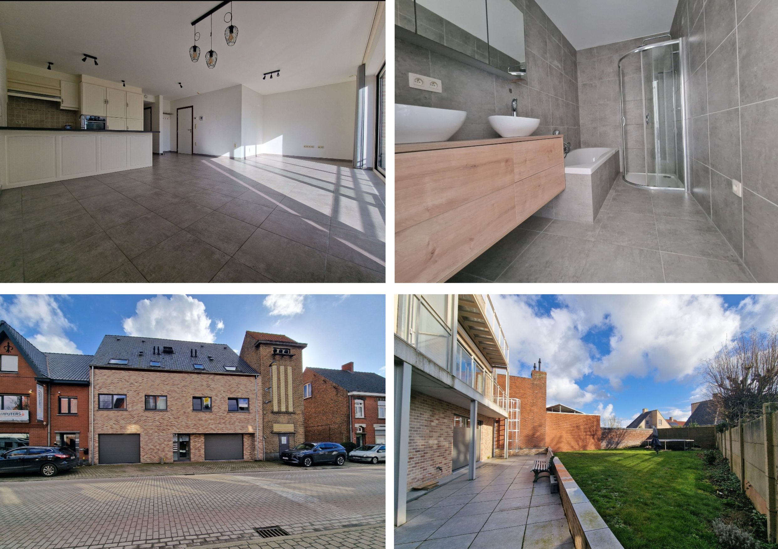 Energiezuinig appartement (2slpk) met terras en garageplaats in centrum foto {{pictureIndex}}