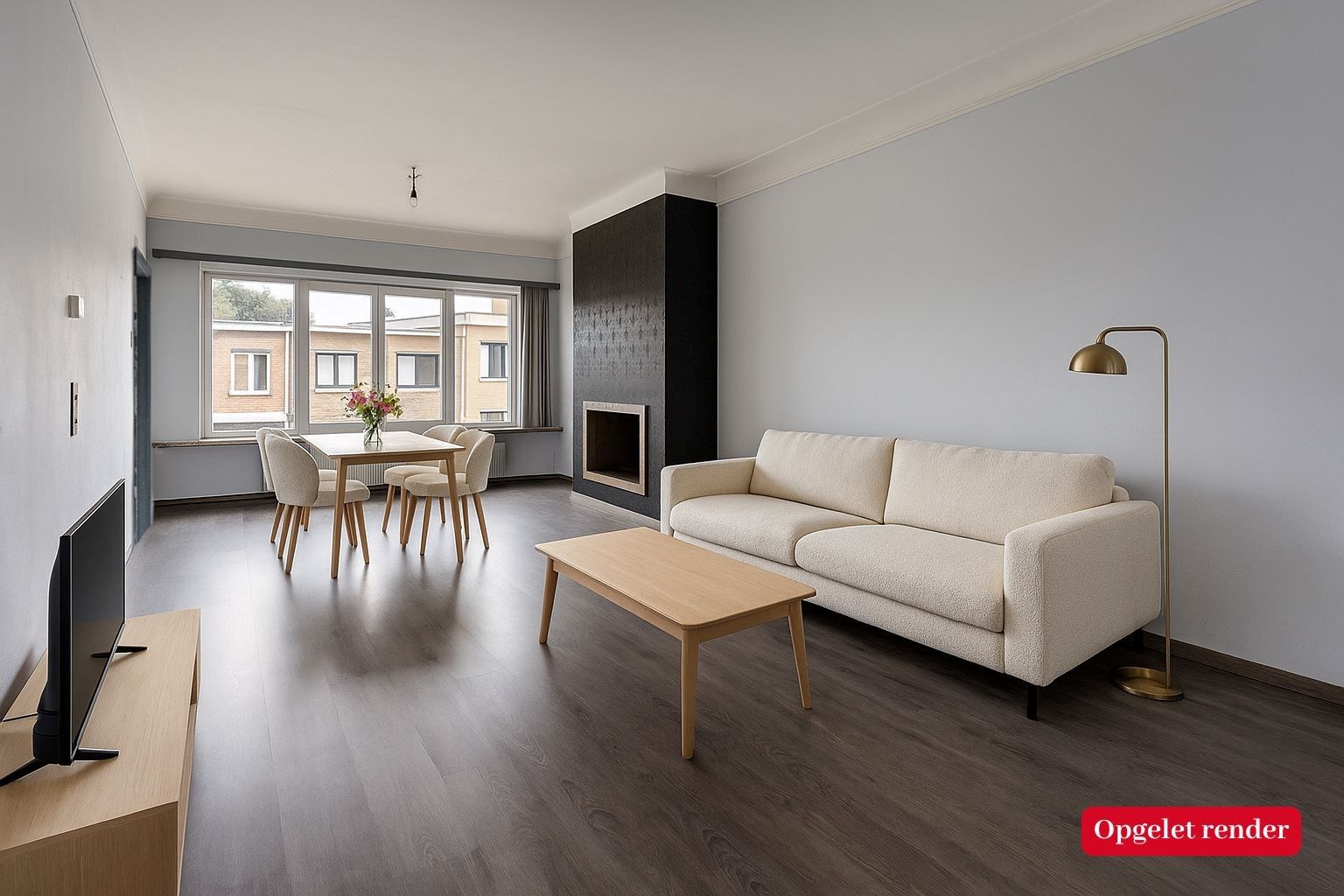 Appartement (2v) met 2 slaapkamers in een klein gebouw! foto 2