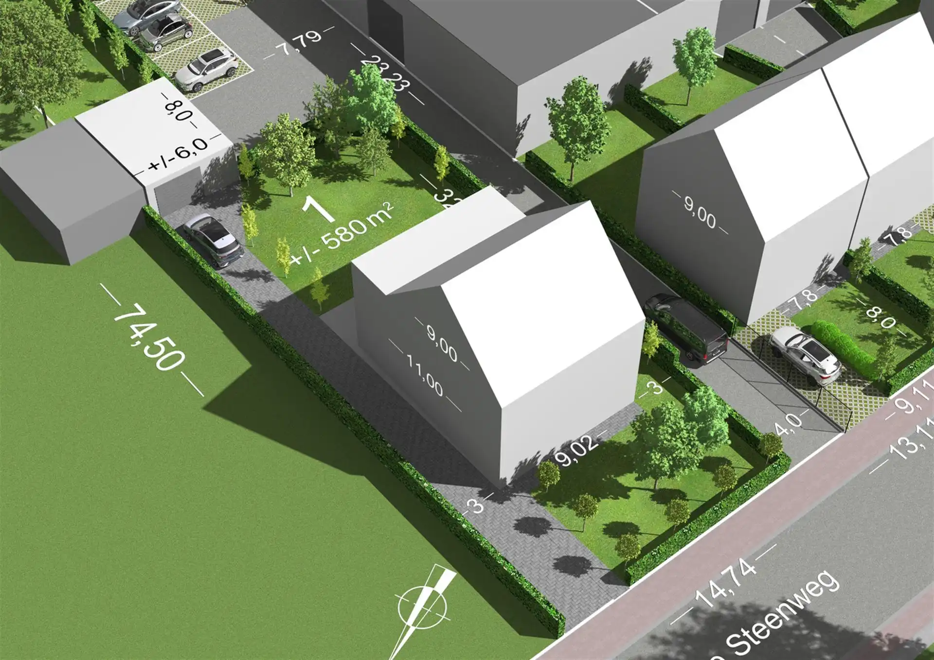 Bouwgrond voor Vrijstaande Woning + Garage / Bijgebouw foto 2