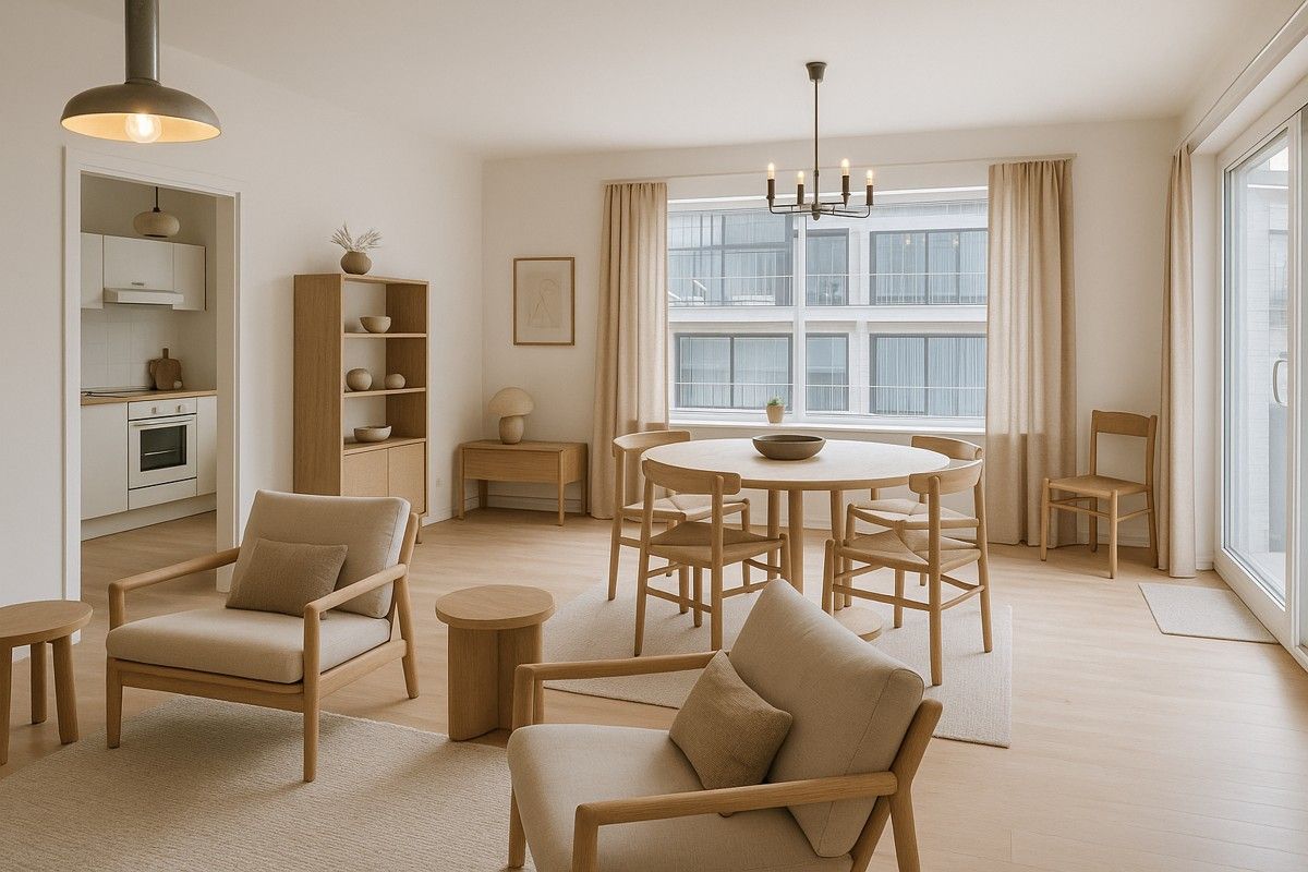 Ruim appartement met twee slaapkamers te koop in Sint-Idesbald. foto 4