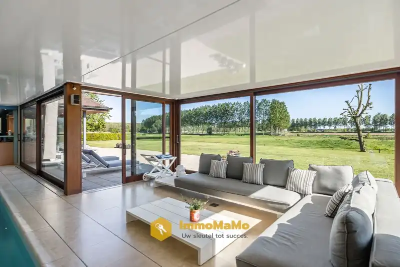 UNIEKE VILLA MET WEILAND EN PAARDENSTALLEN OP EEN TOPLOCATIE TE KOOP IN MENDONK (GENT) foto 15