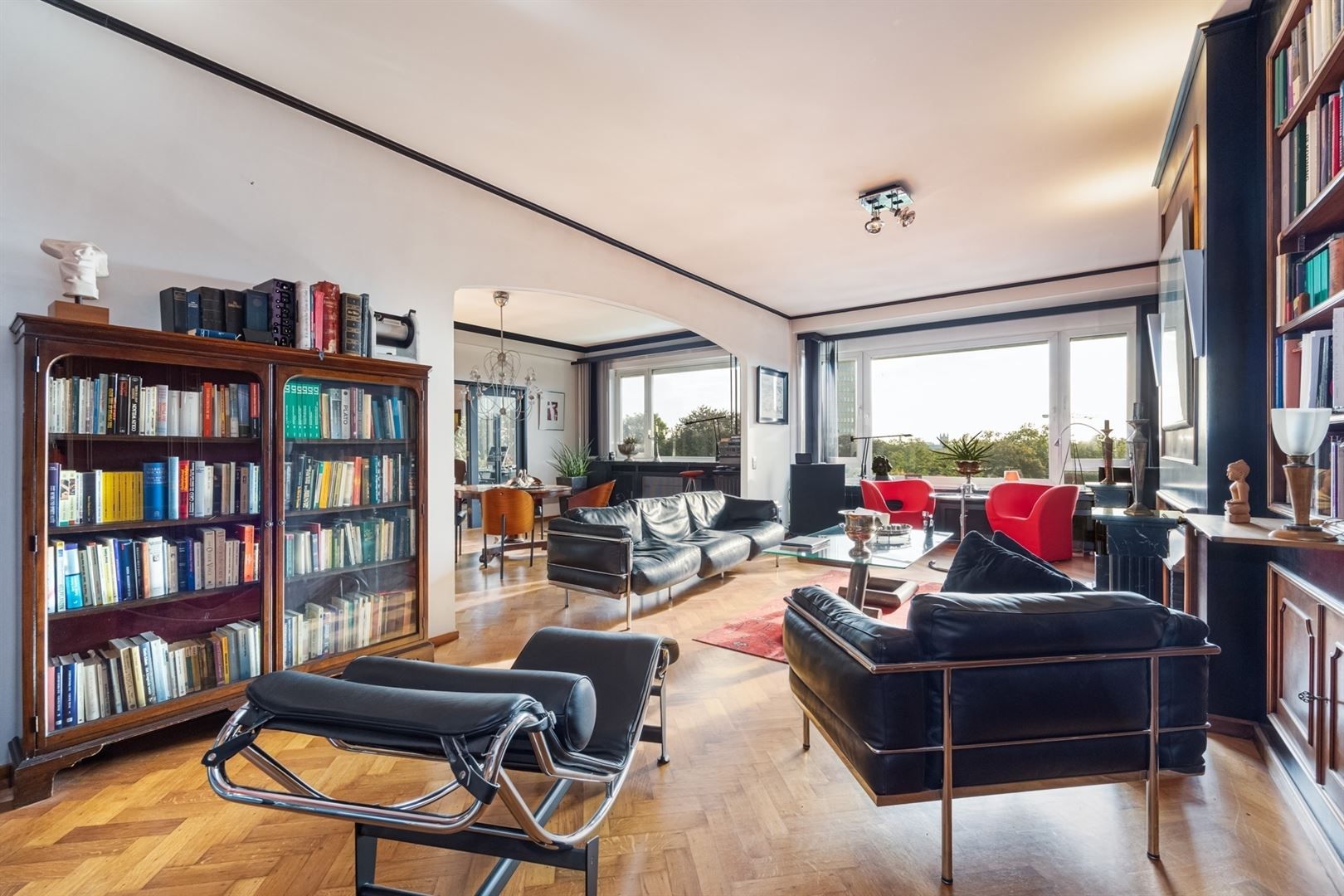 Exclusieve ART DECO PENTHOUSE  van 275m² met 4 slpks en fenomenaal zicht vanuit vogelperspectief over het Koning Albertpark en de tuinen van het Provinciehuis foto 7