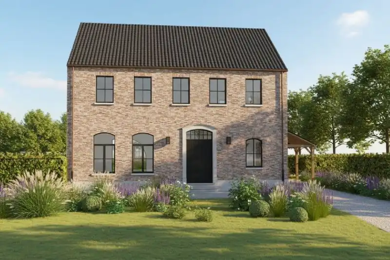 Nieuw te bouwen alleenstaande woning te Tielt. foto {{pictureIndex}}